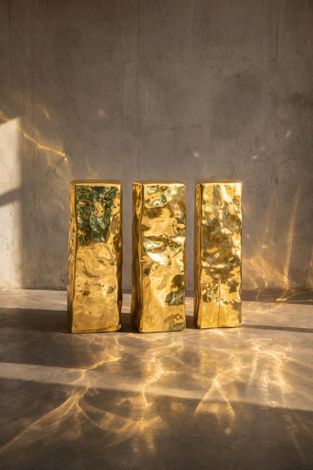 Block Sculpture Console
