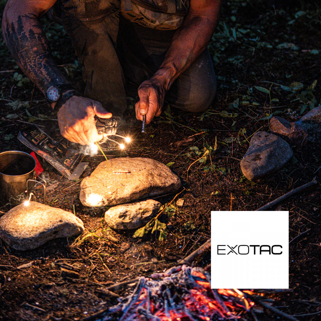 Reliable fire-starting gear for when it counts. Exotac supports MVP veterans in the backcountry, where fire isn't optional.