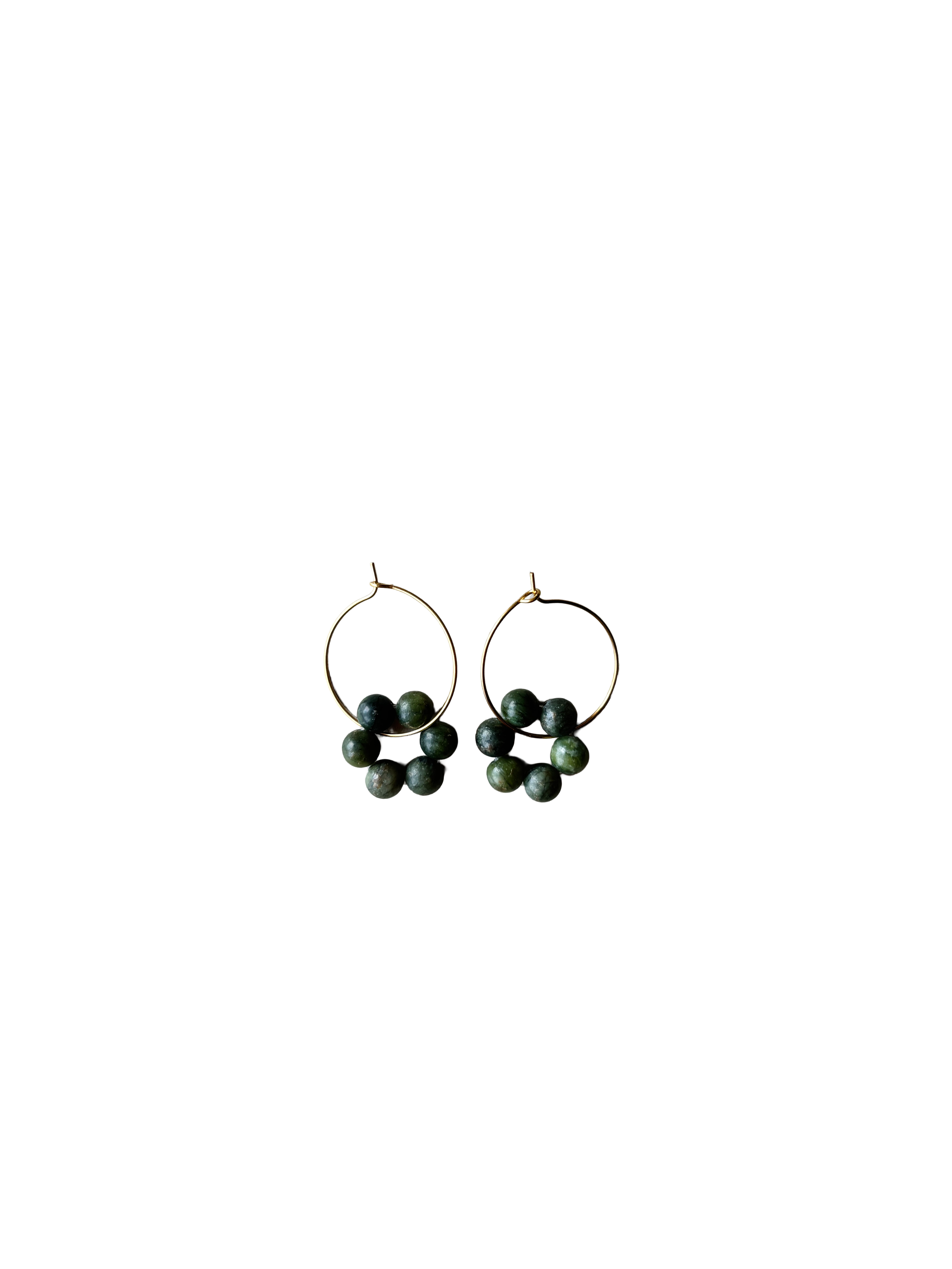 Oorbellen - Daisy army green