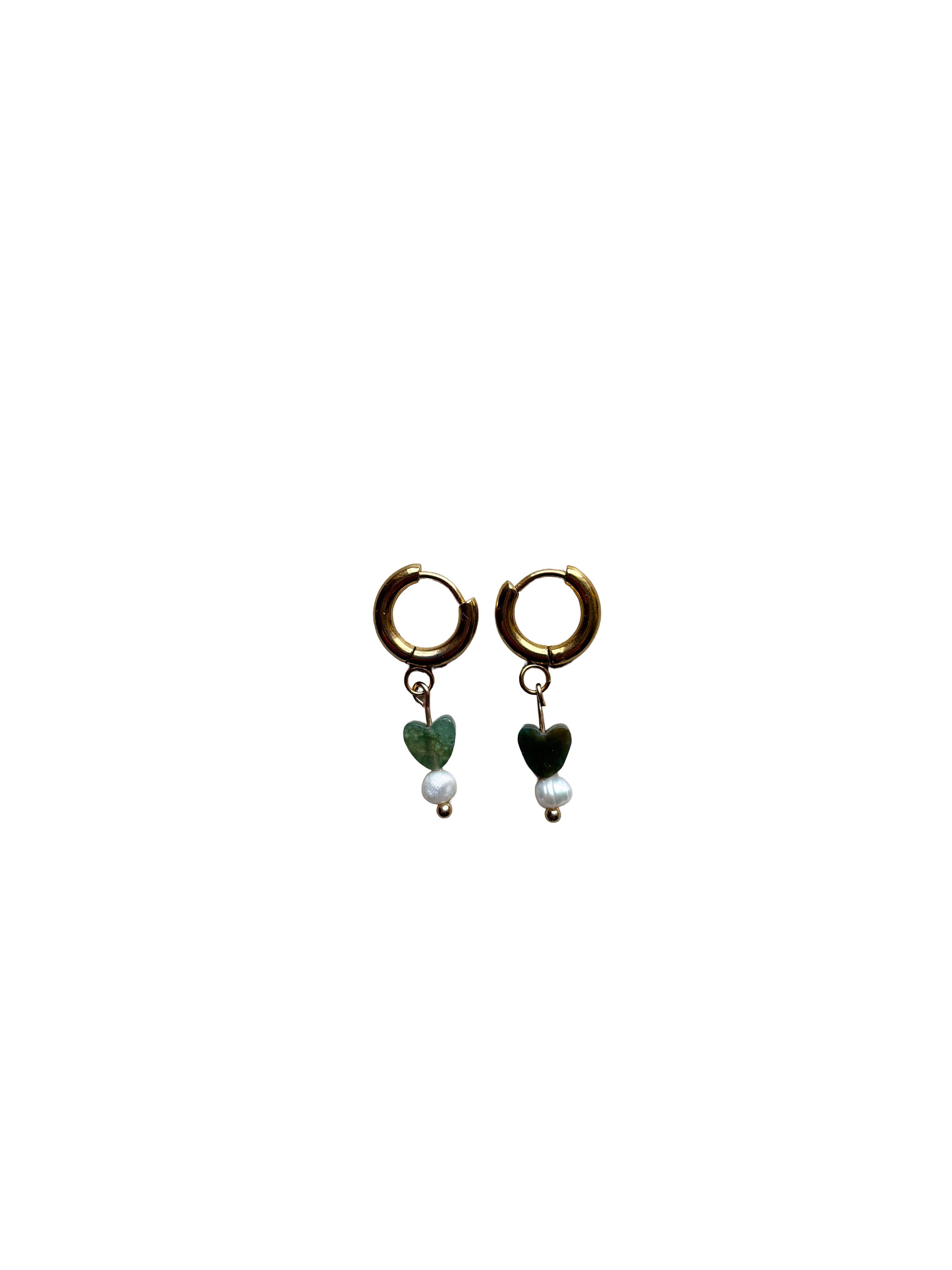 Oorbellen - Sage green