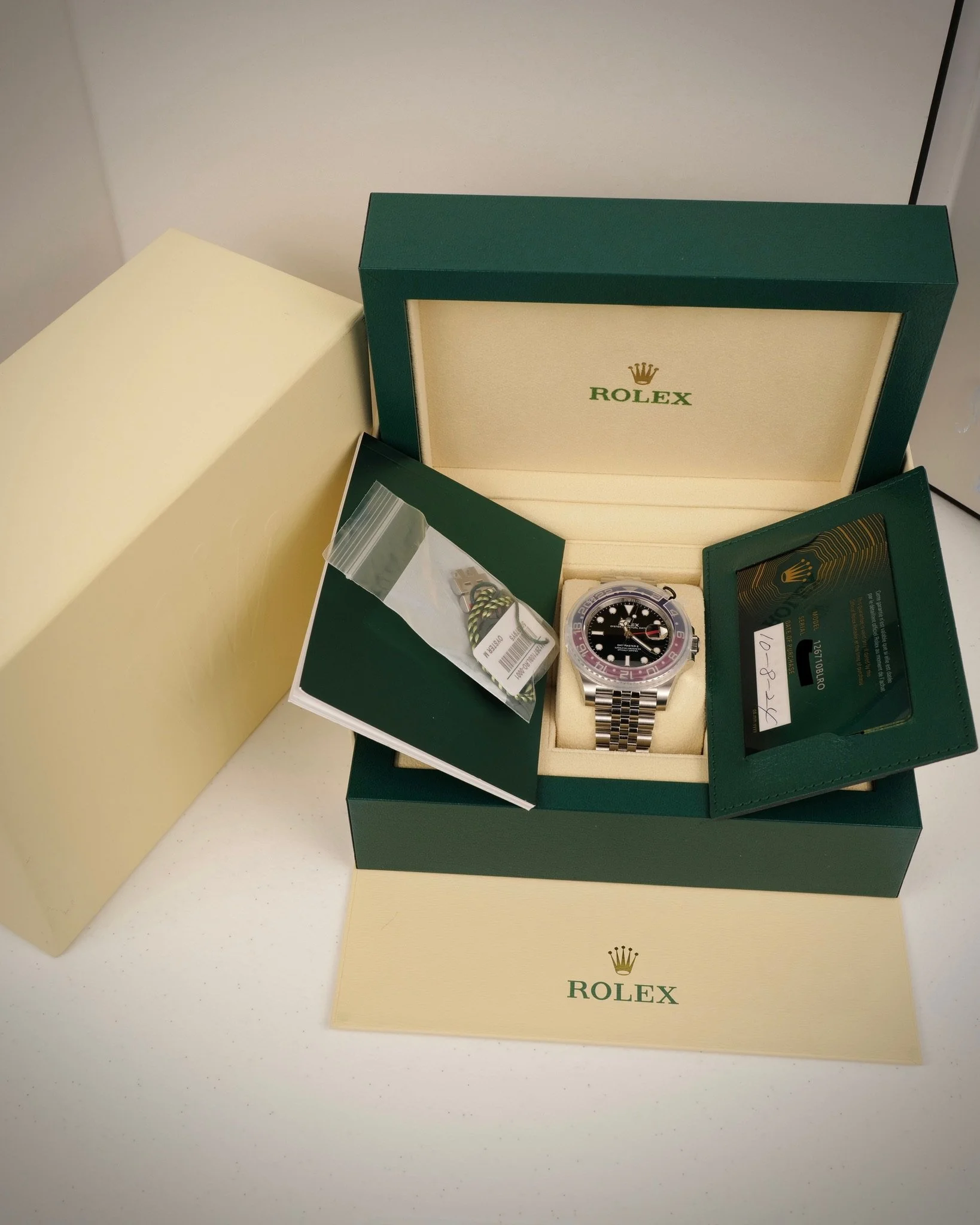 Rolex GMT-Master II 126710BLRO — "Pepsi" Red/Blue Bezel, Jubilee Bracelet, Unworn 2024 Full Set