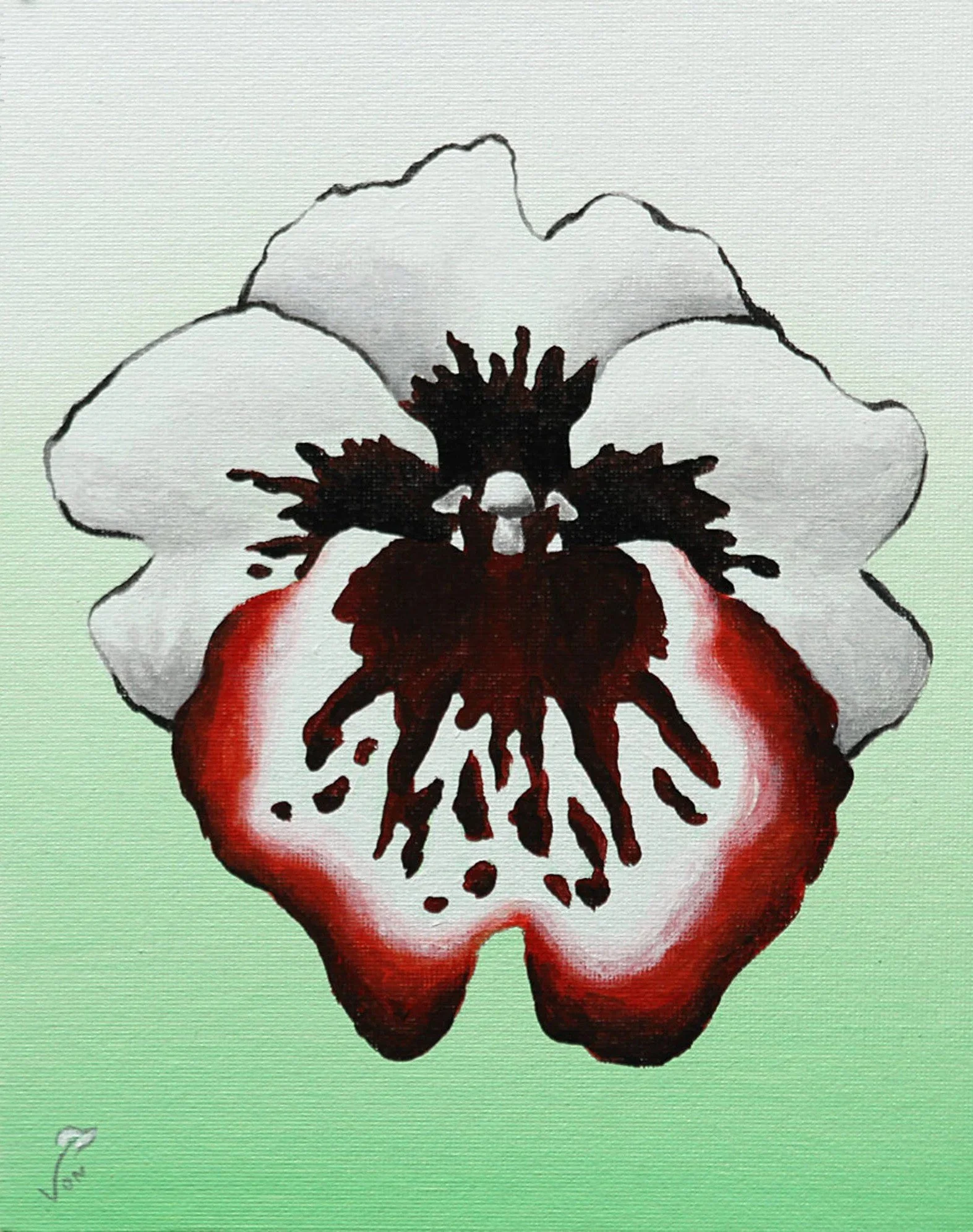 Vispiritua - Original Acrylic Painting - 8x10