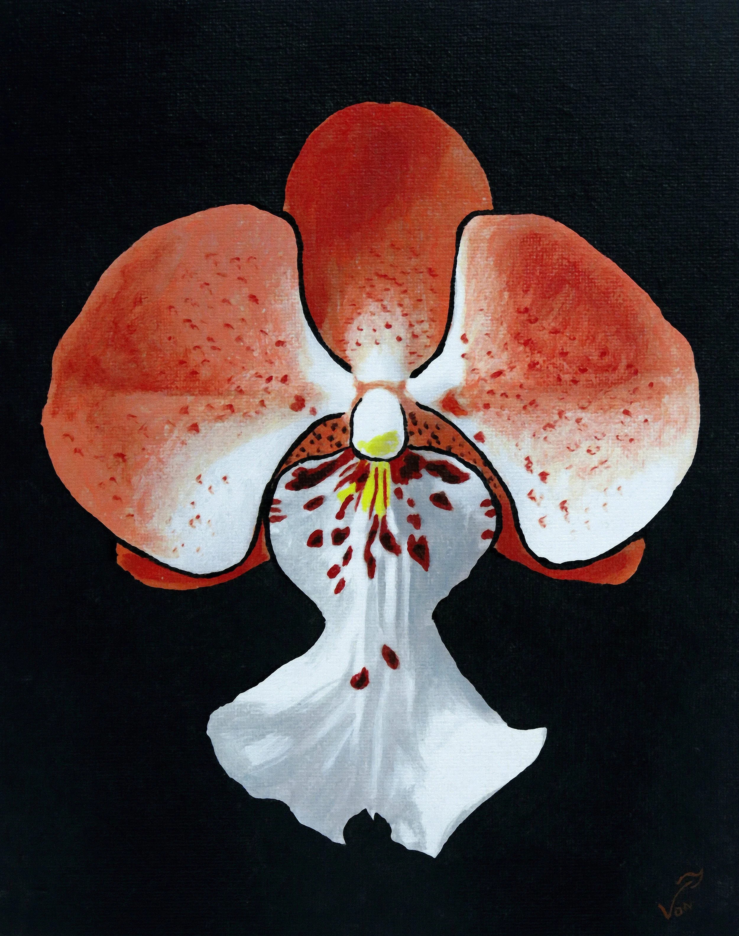 Spiora - Original Acrylic Painting - 8x10
