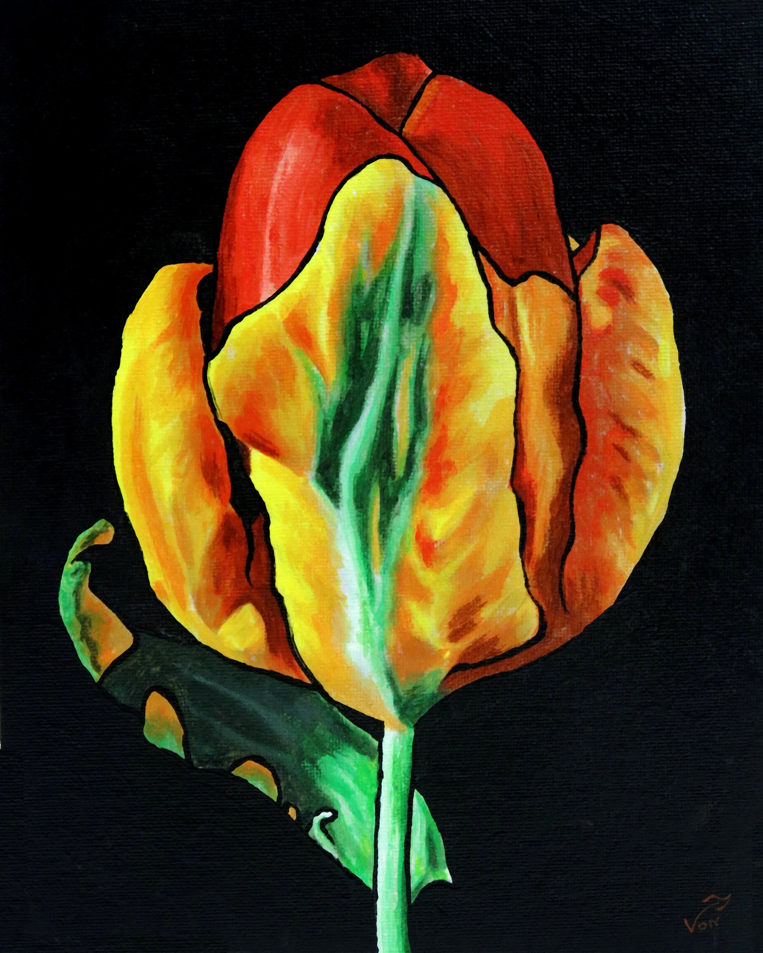 Pastela - Original Acrylic Painting - 8x10