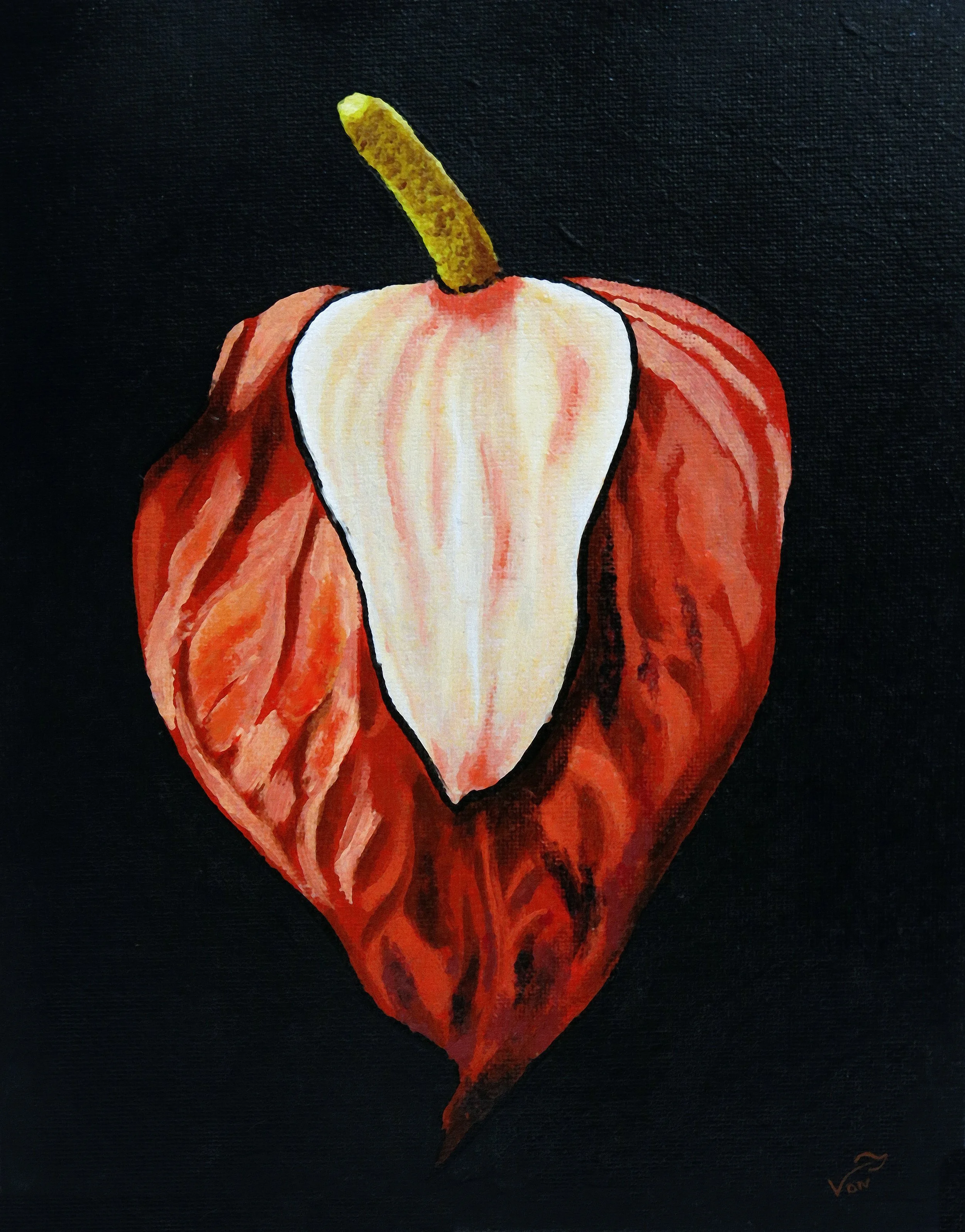Athurecta - Original Acrylic Painting - 8x10