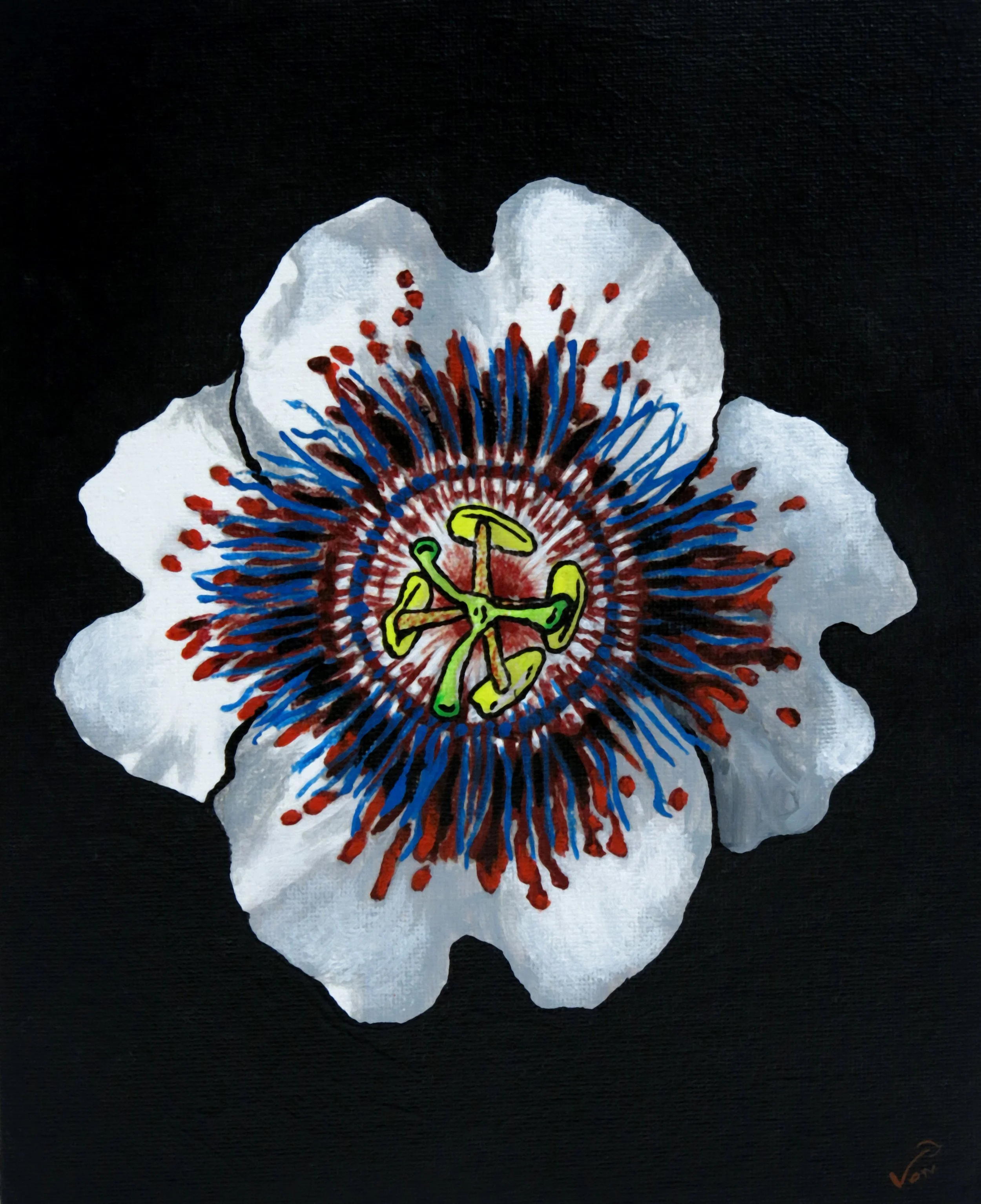 Passiona - Original Acrylic Painting - 8x10 (Copy)