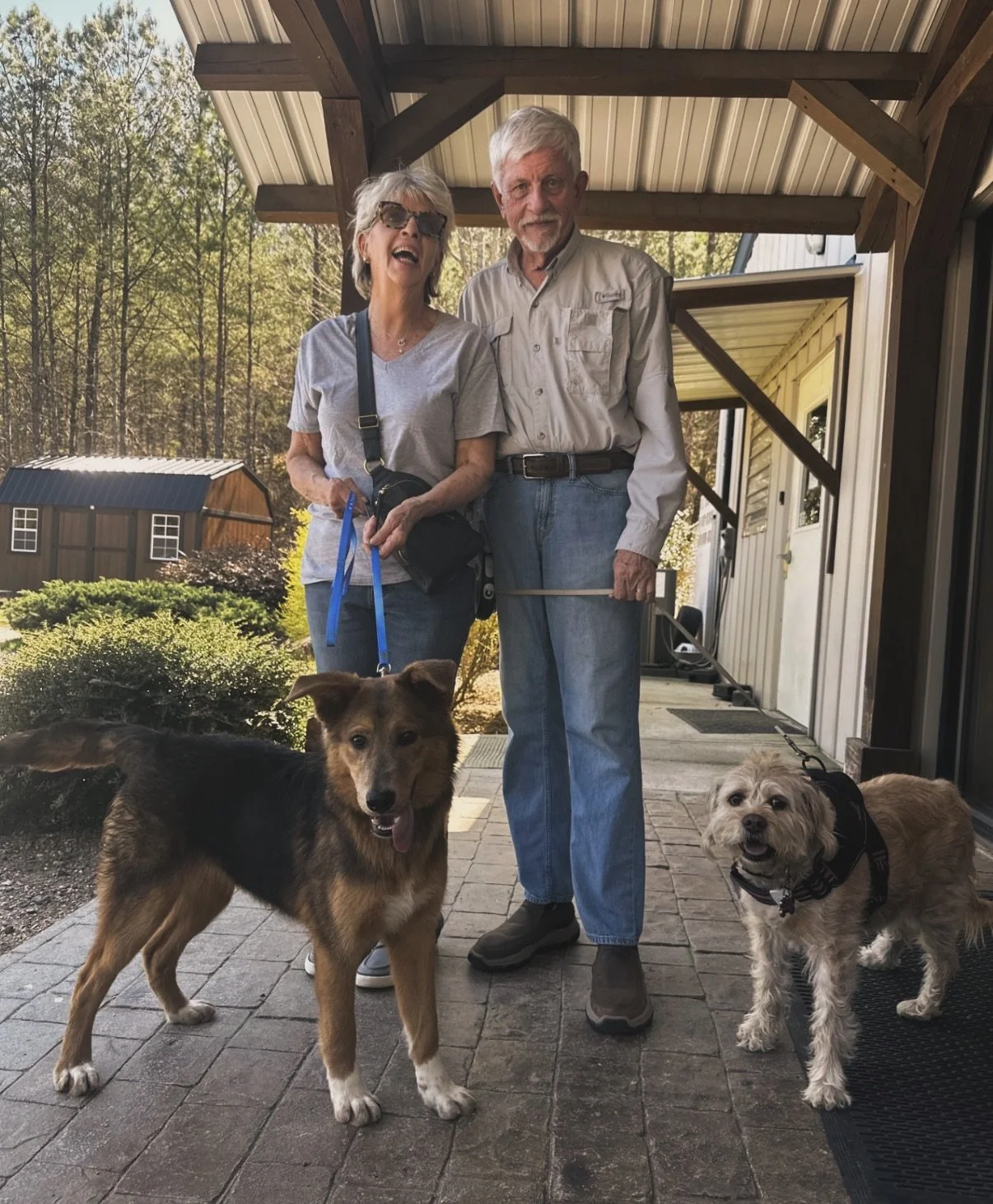 .. and just like that, MOCHA is home. 🥹

MOCHA was on the URGENT list at Clayton County Animal Control along with her siblings (LATTE, CAPPUCCINO &amp; DUNKIN) and they became known as the Coffee Dogs. ☕️

We made room for them at @humanesocietyblue