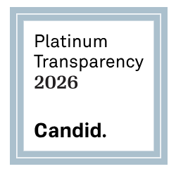 A white book cover with a gray border, featuring the text 'Platinum Transparency 2026' and 'Candid' in bold.