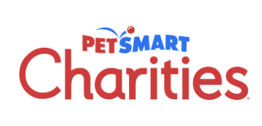 PetSmart Charities logo with red, blue, and black text