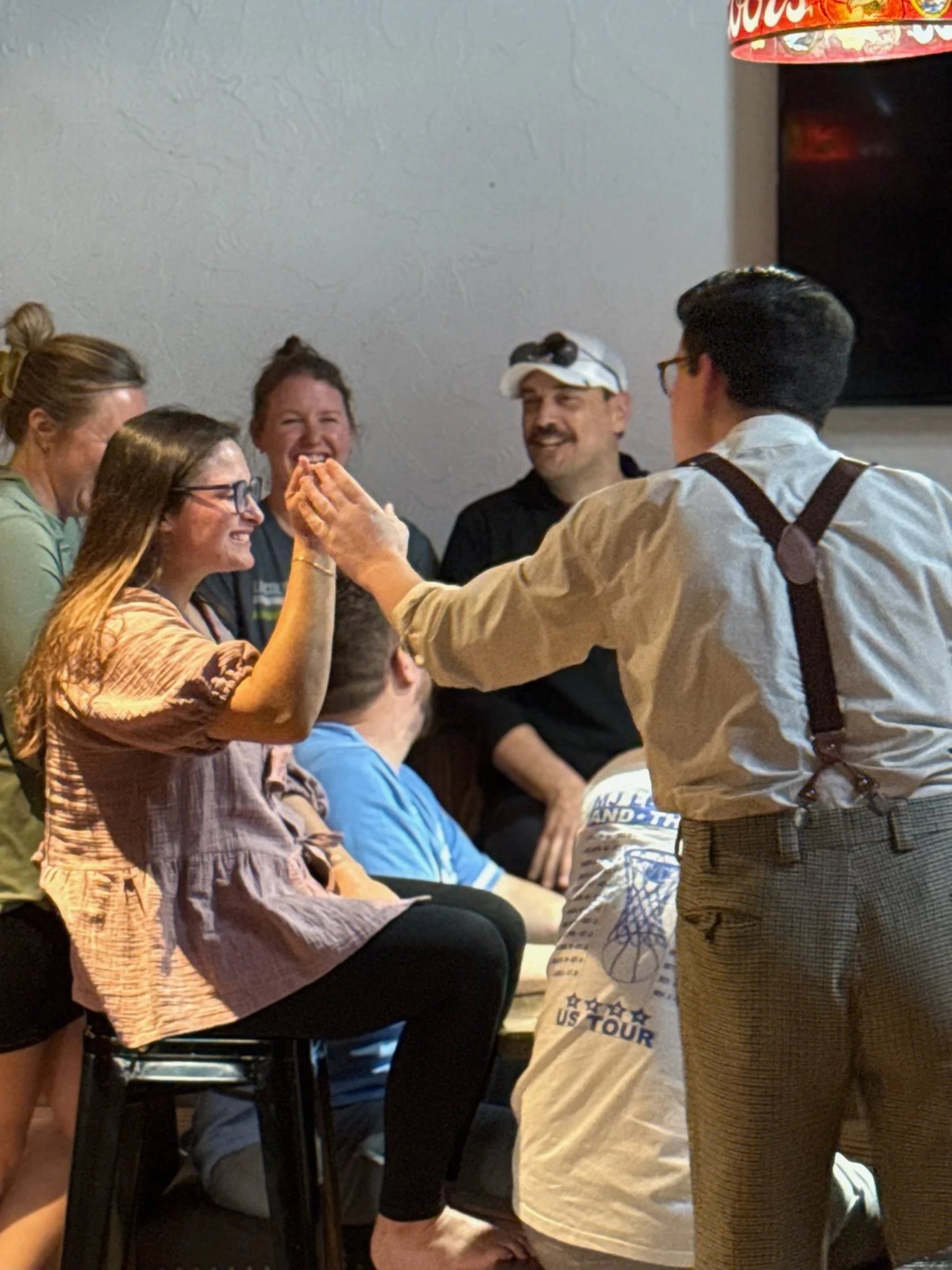 Liam Abner close-up magic at a private celebration exclusive party magician Denver Colorado