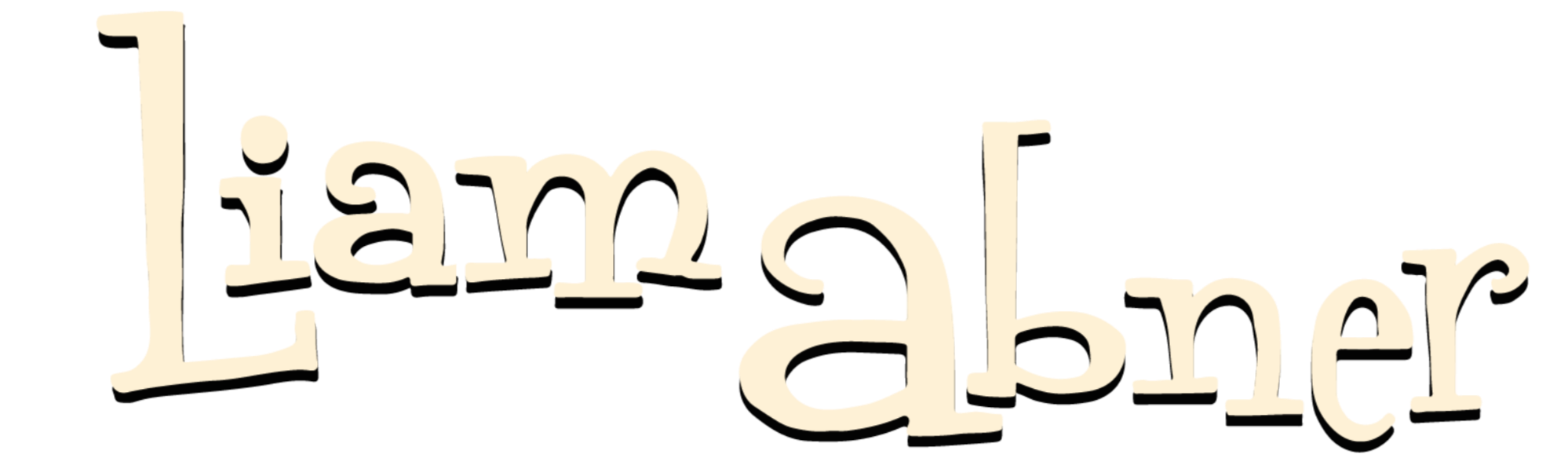 Name card of Denver's top private party magician, it reads "Liam Abner"