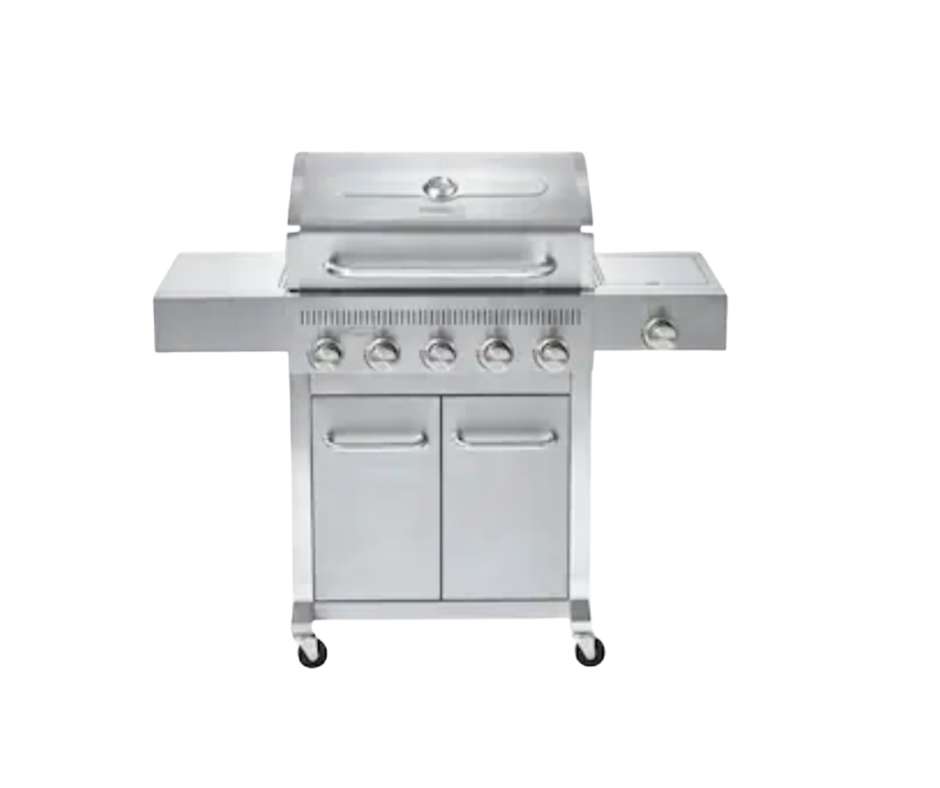 5-Burner Stainless Steel Propane Barbecue Rental