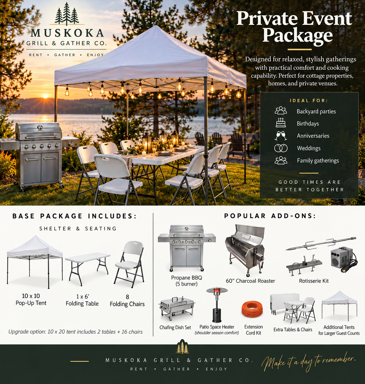 PRIVATE EVENT PACKAGE
