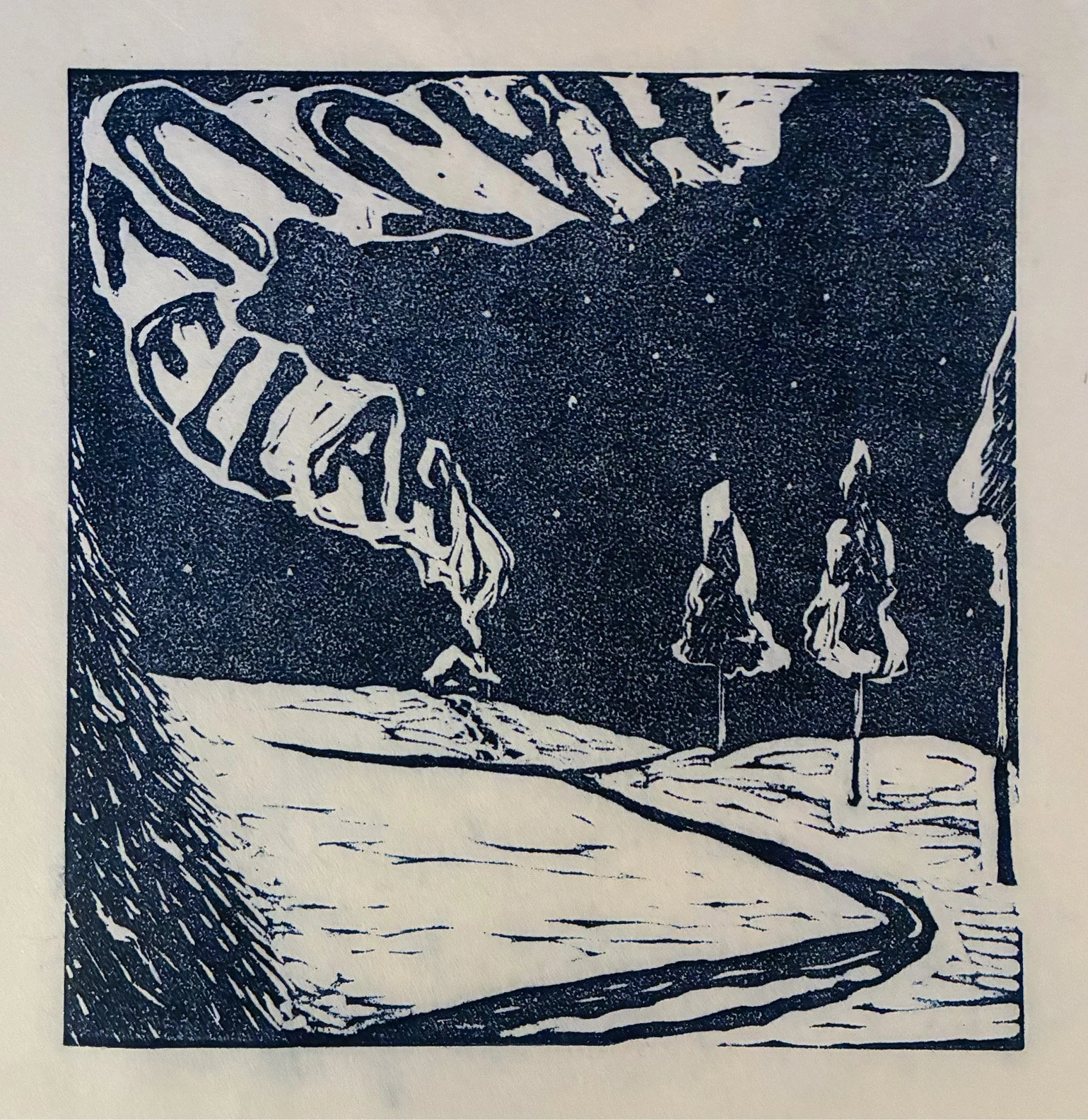 HALLELUJAH
Woodcut commission for Major Murphy single, Hallelujah (It's Christmas Day)
2025