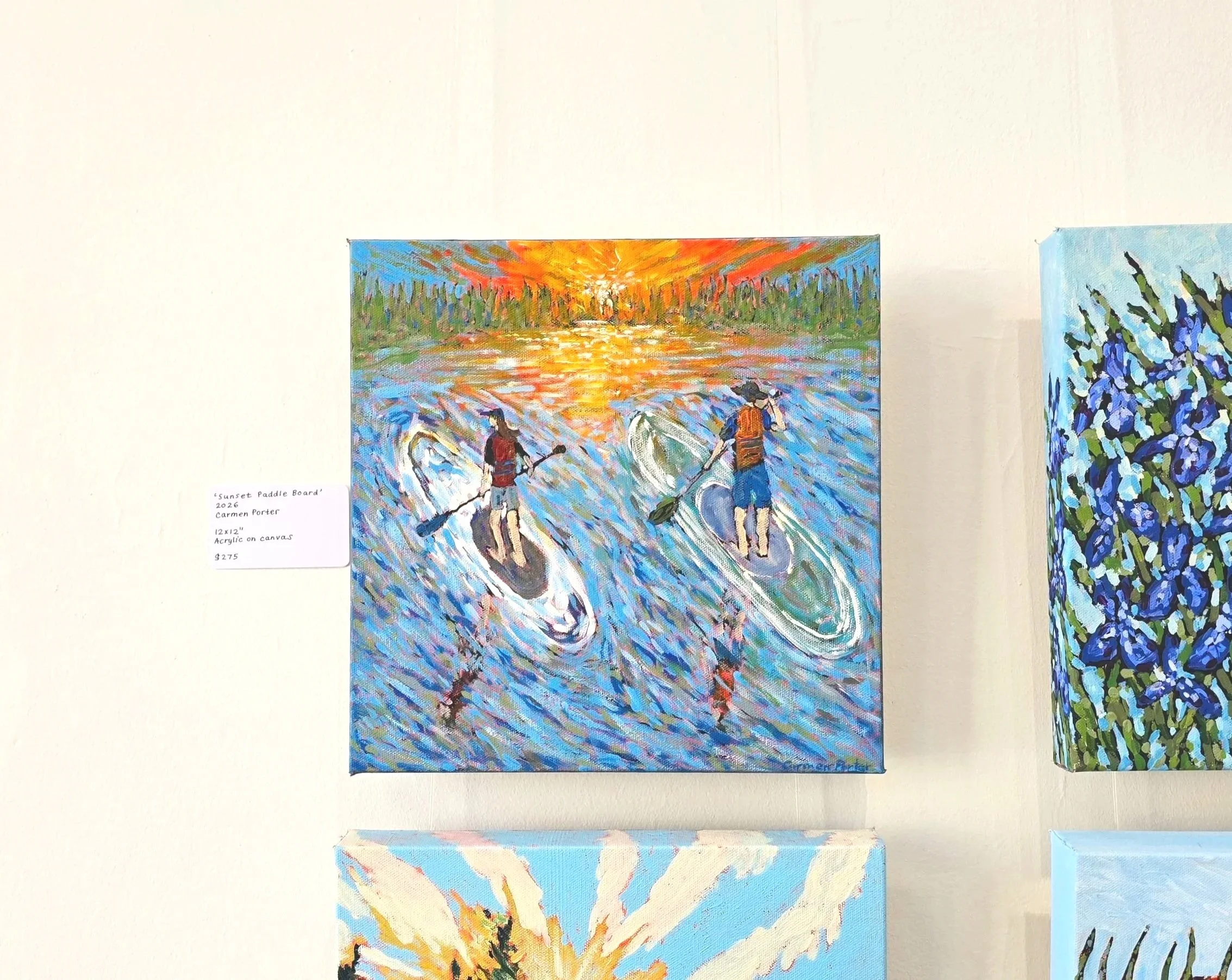 Carmen Porter, 'Sunset Paddle Board'
