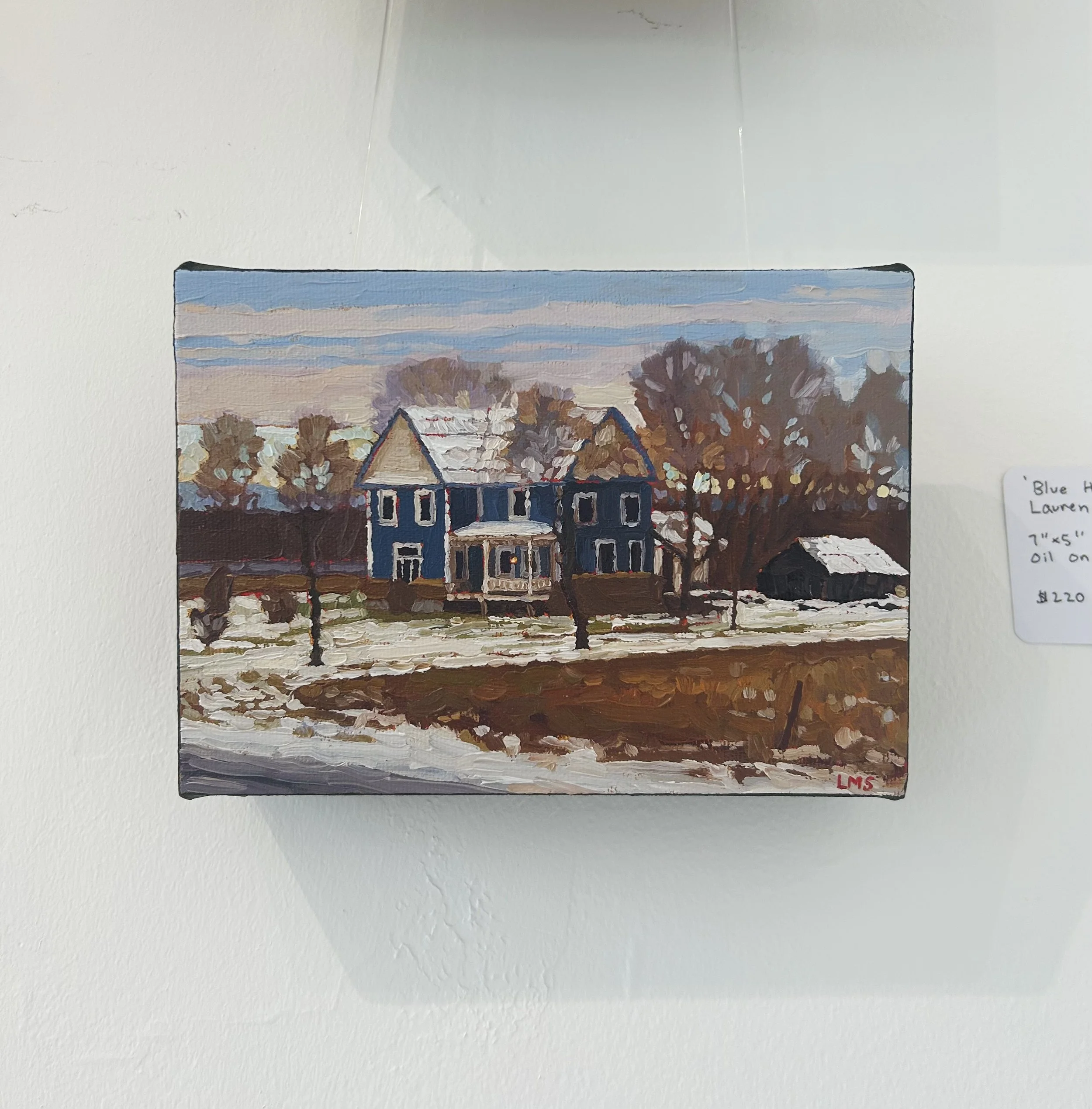 Lauren Mercer-Smail, 'Blue House from Train'