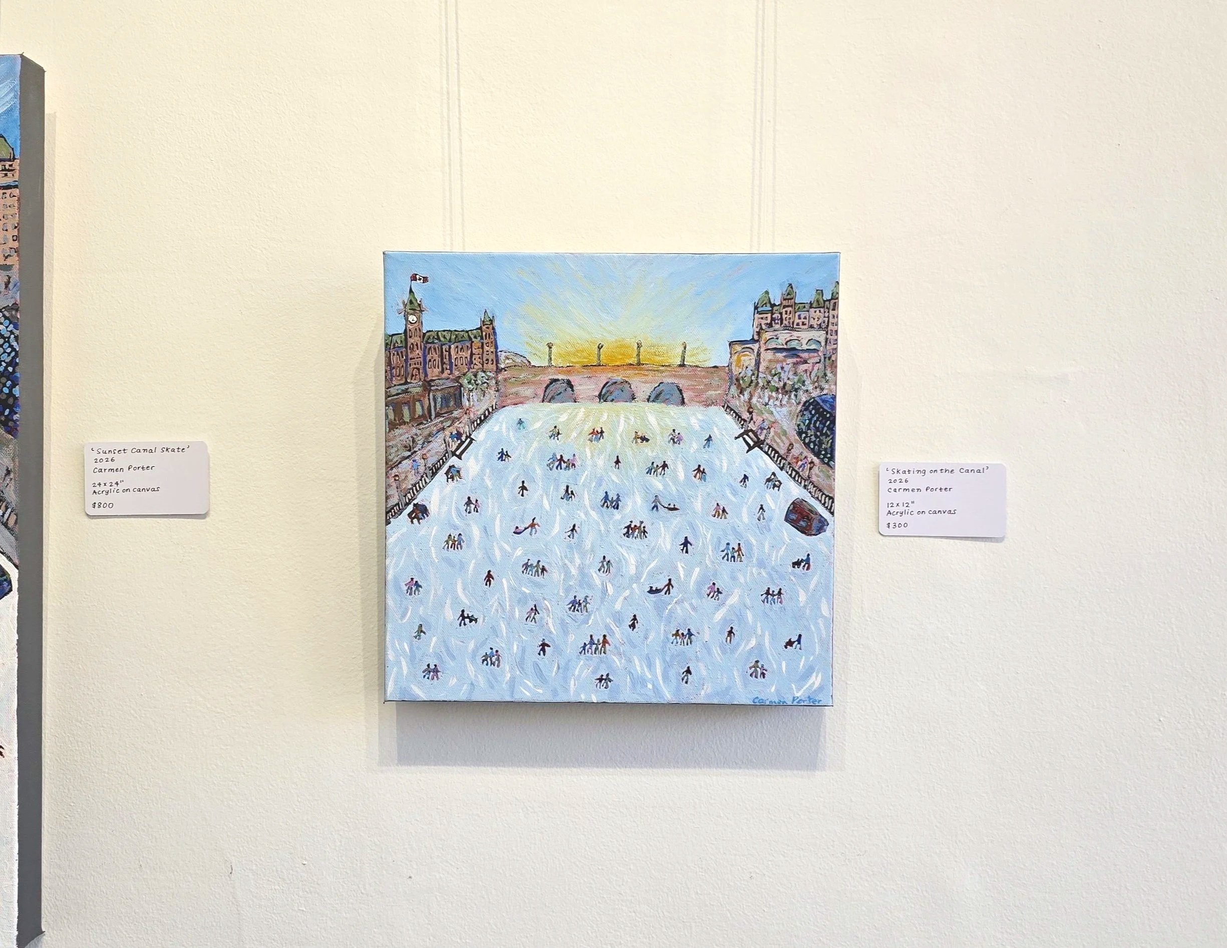 Carmen Porter, 'Skating on the Canal'