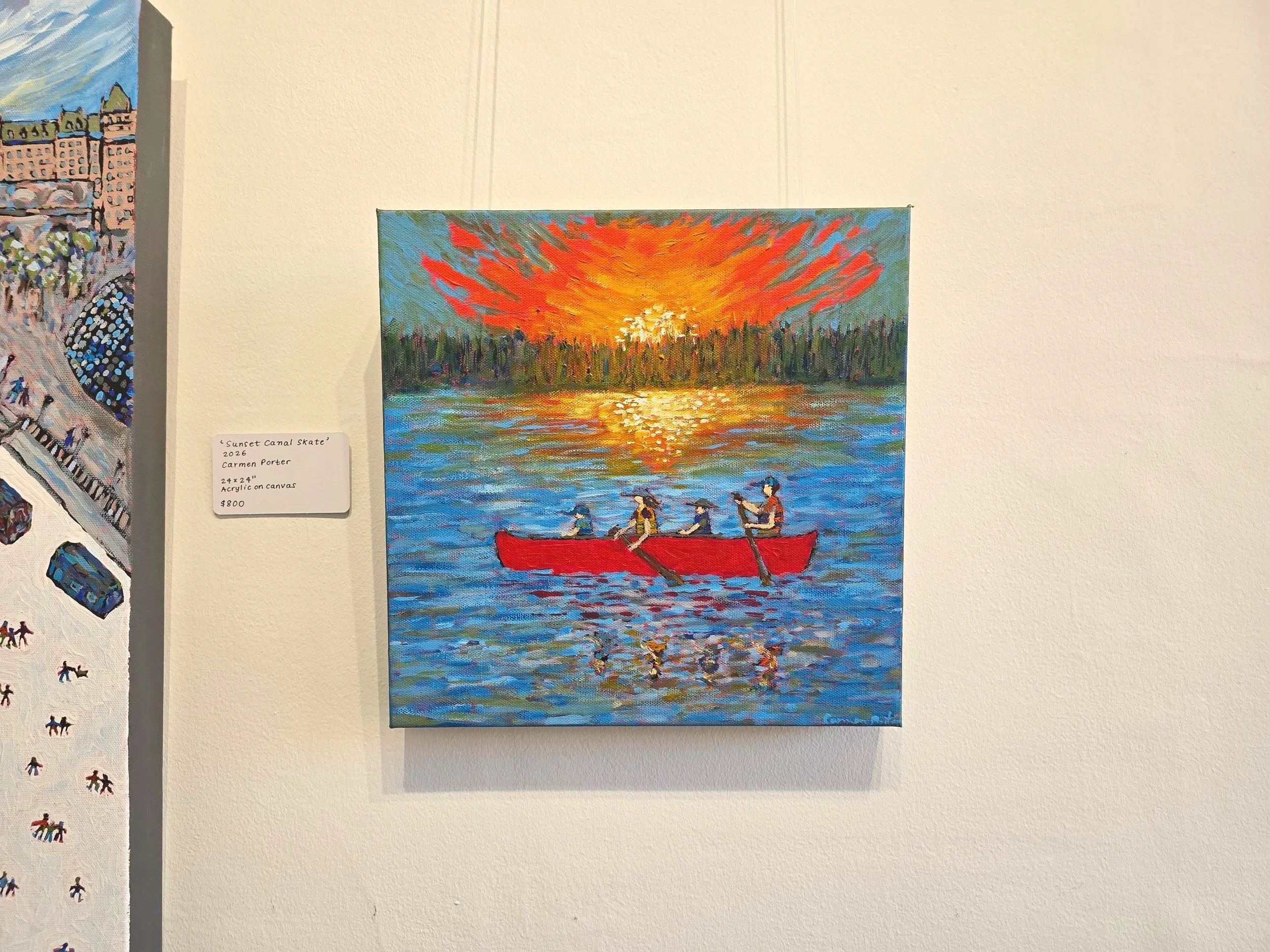 Carmen Porter, 'Northern Canoe Reflections'