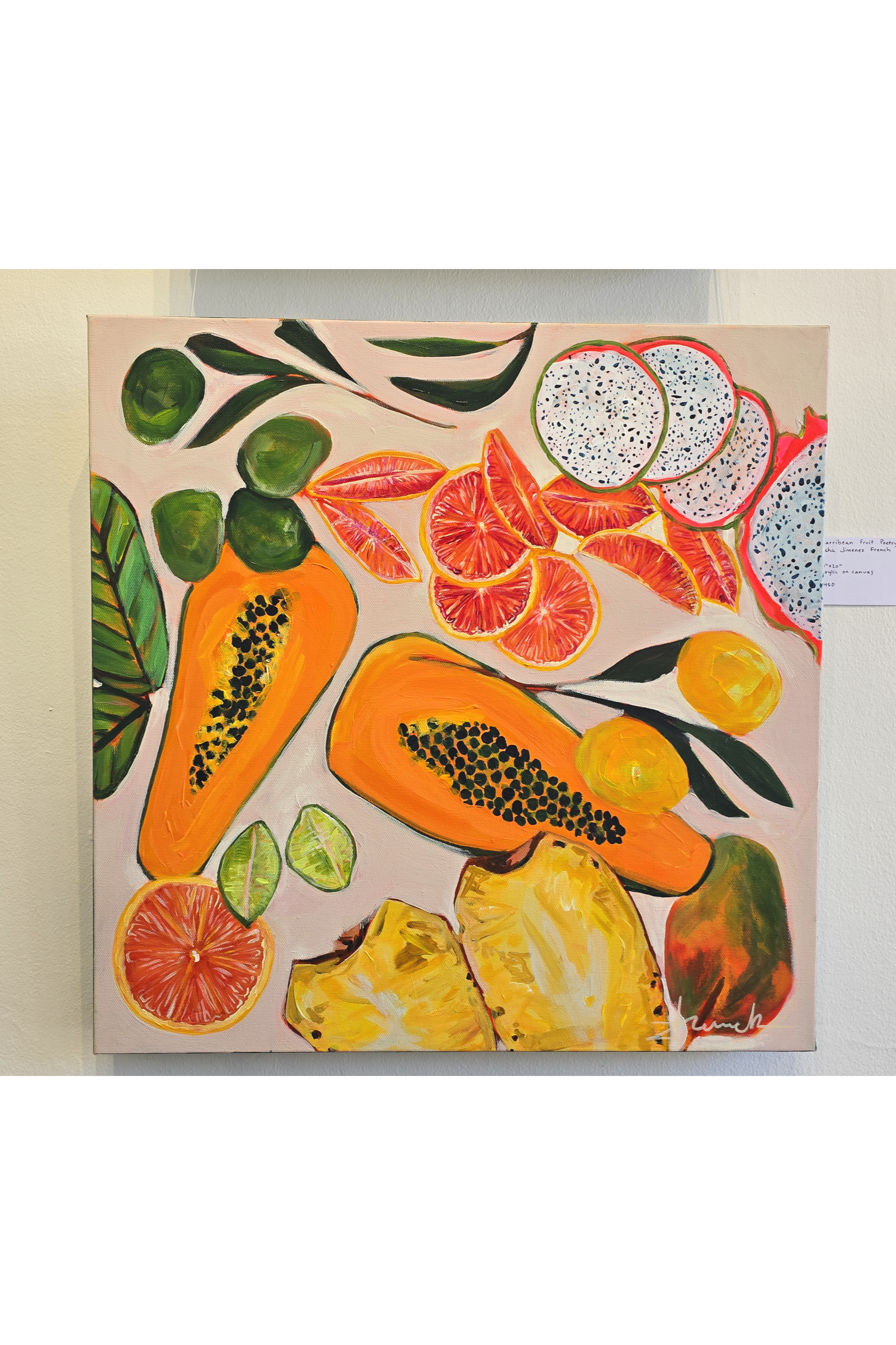 Sasha Jimenez French, ‘Caribbean Fruit Poetry’