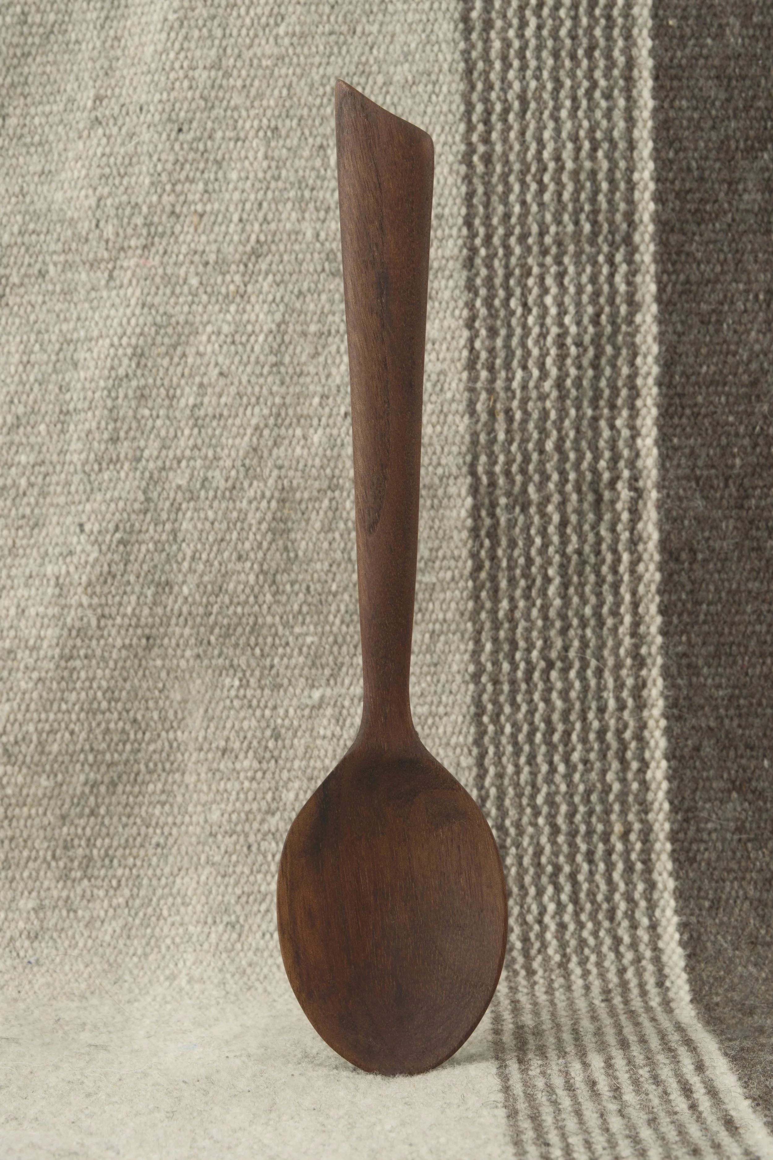 Hand-carved wooden spoon
