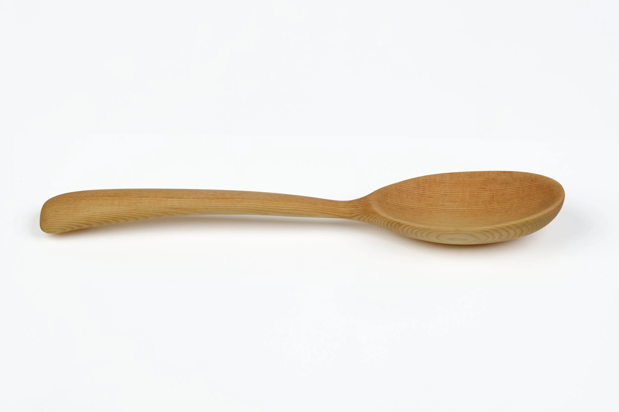 Hand-carved wooden spoon