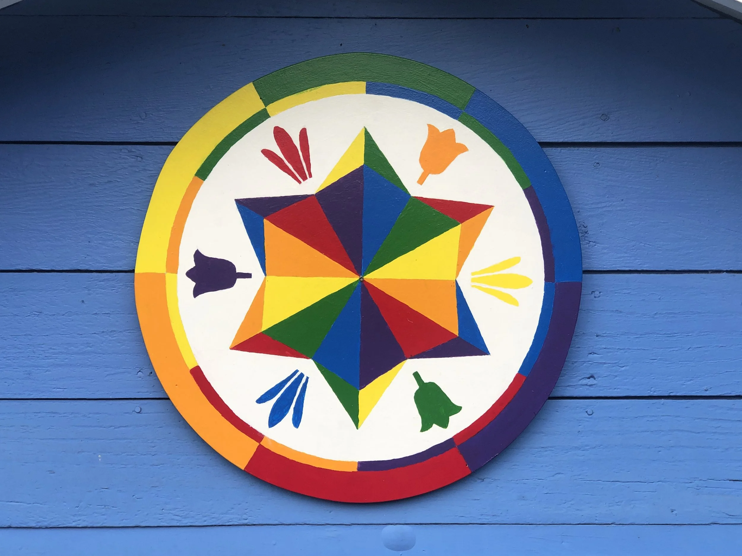 Hex Symbol Color Wheel by Ken Haines, Corvallis, Oregon