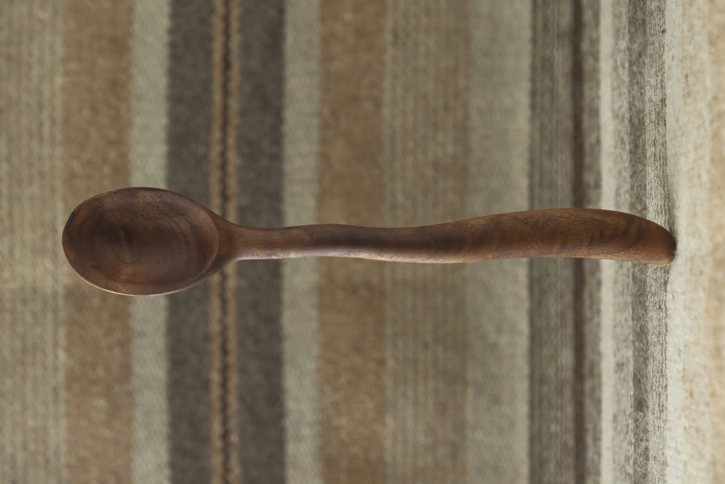 Hand-carved wooden spoon - Black Walnut