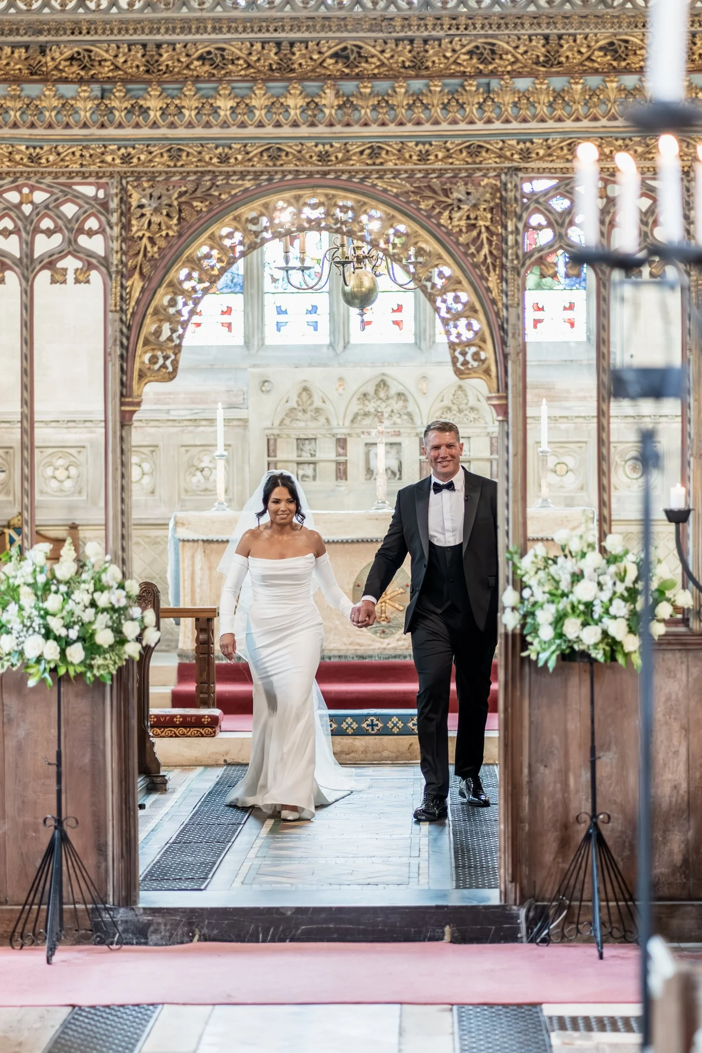 Church ceremony in Bristol as bride and groom just marry