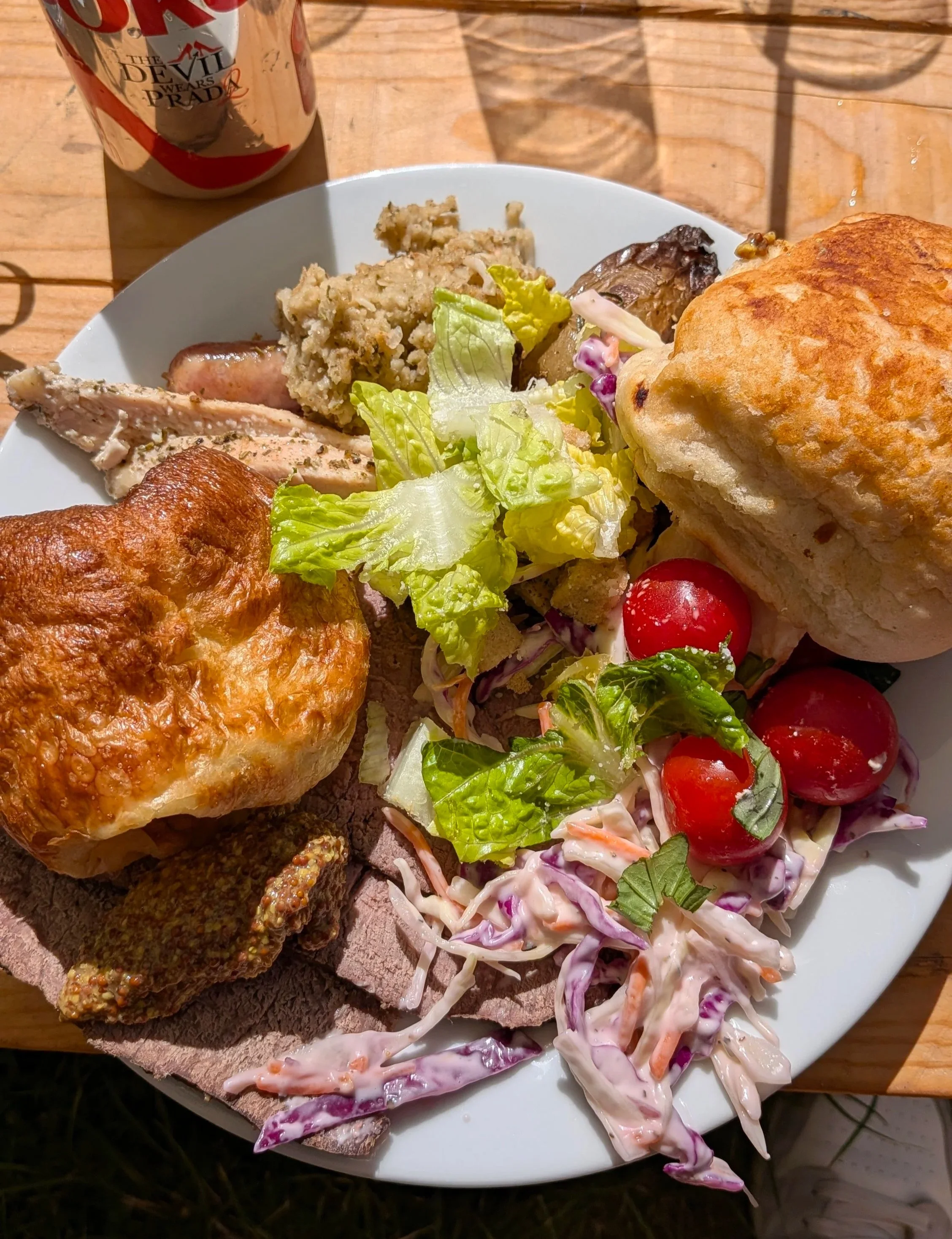 Wedding Breakfast meal for supplier at Curated Canvas in Frome