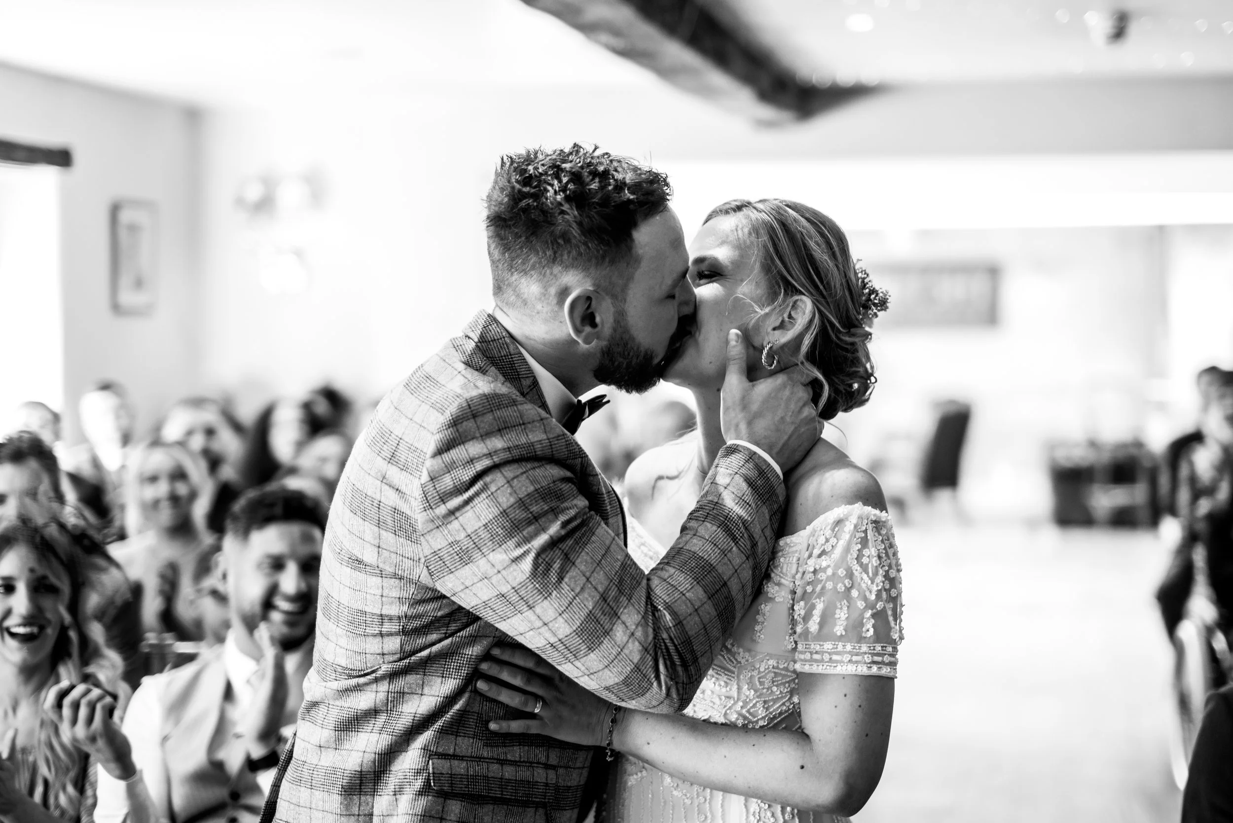You may kiss the bride captured by South West Wedding Photographer