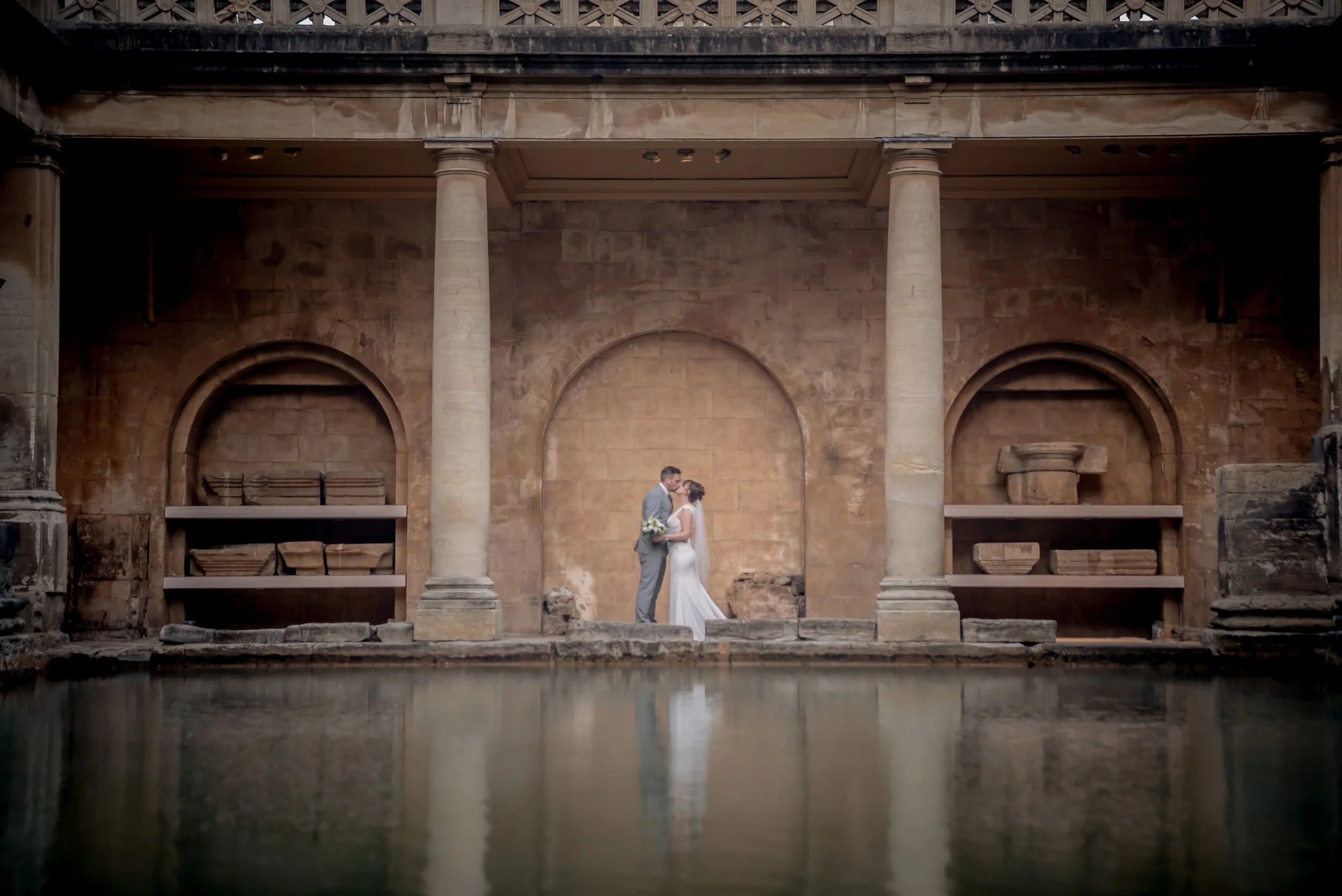 Roman Baths Wedding Photography | Documentary Style Bath