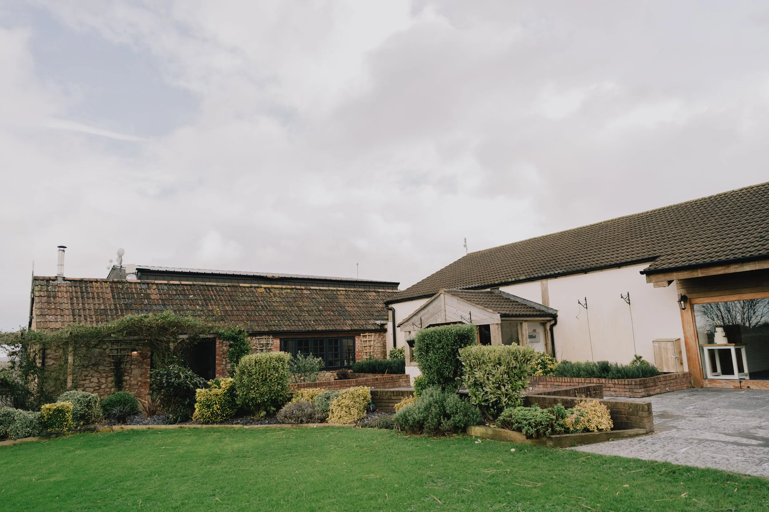 Exteral shot of wedding venue taken by Somerset Wedding Photographer