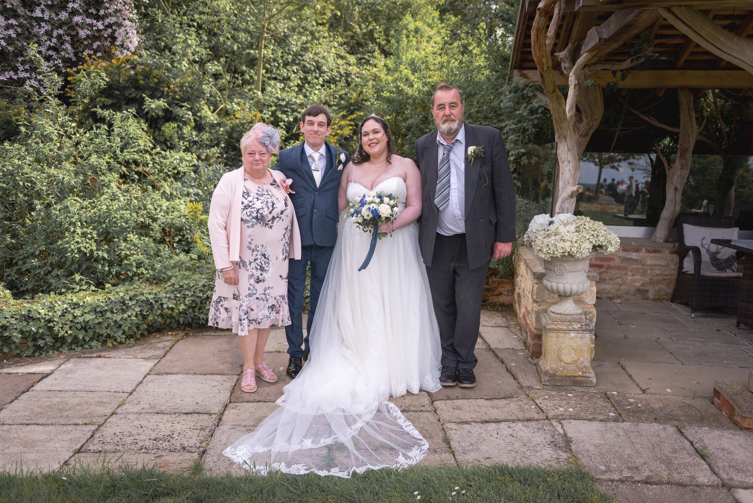 Groom and his family at Deer Park Hall