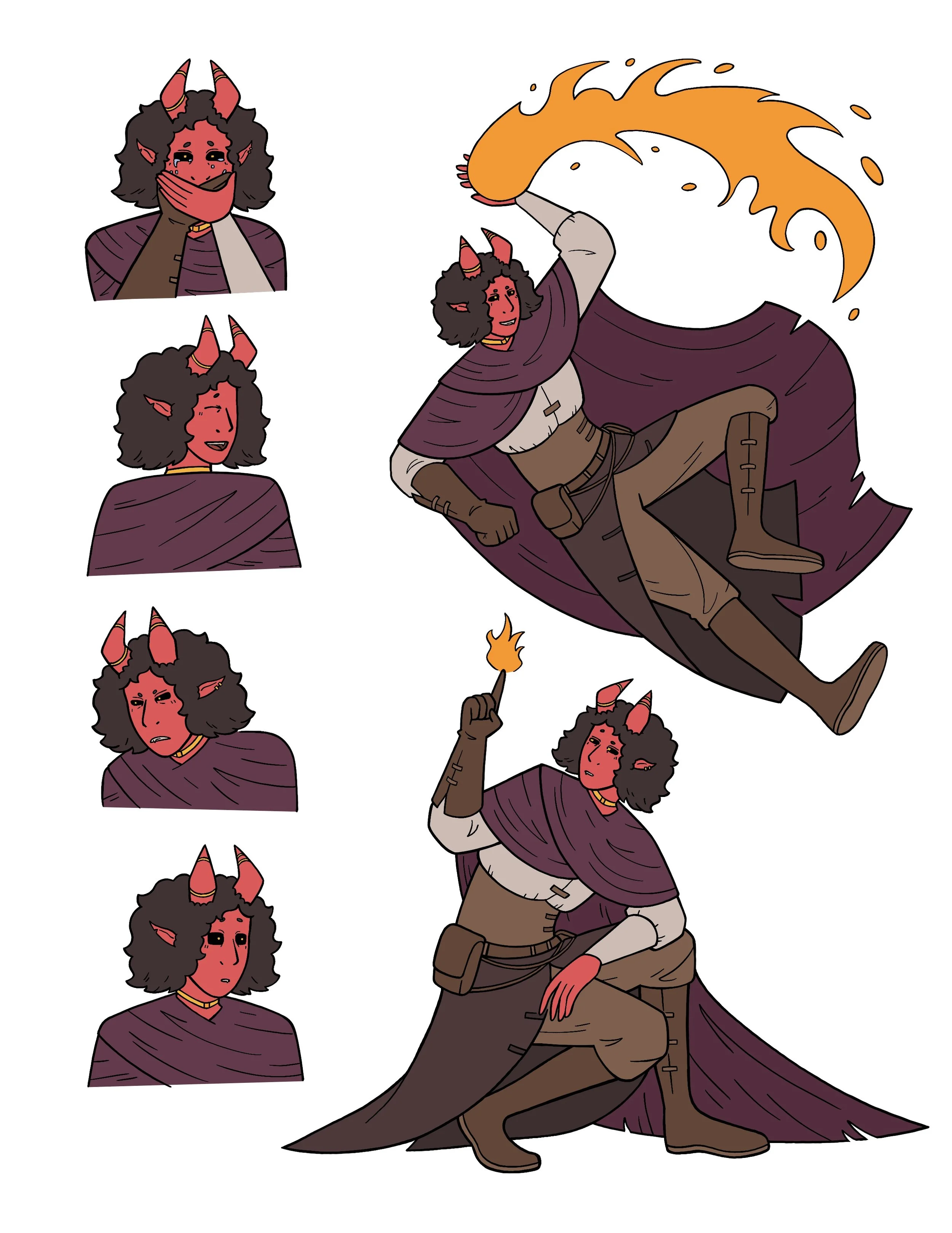 Torren (Expression Sheet)