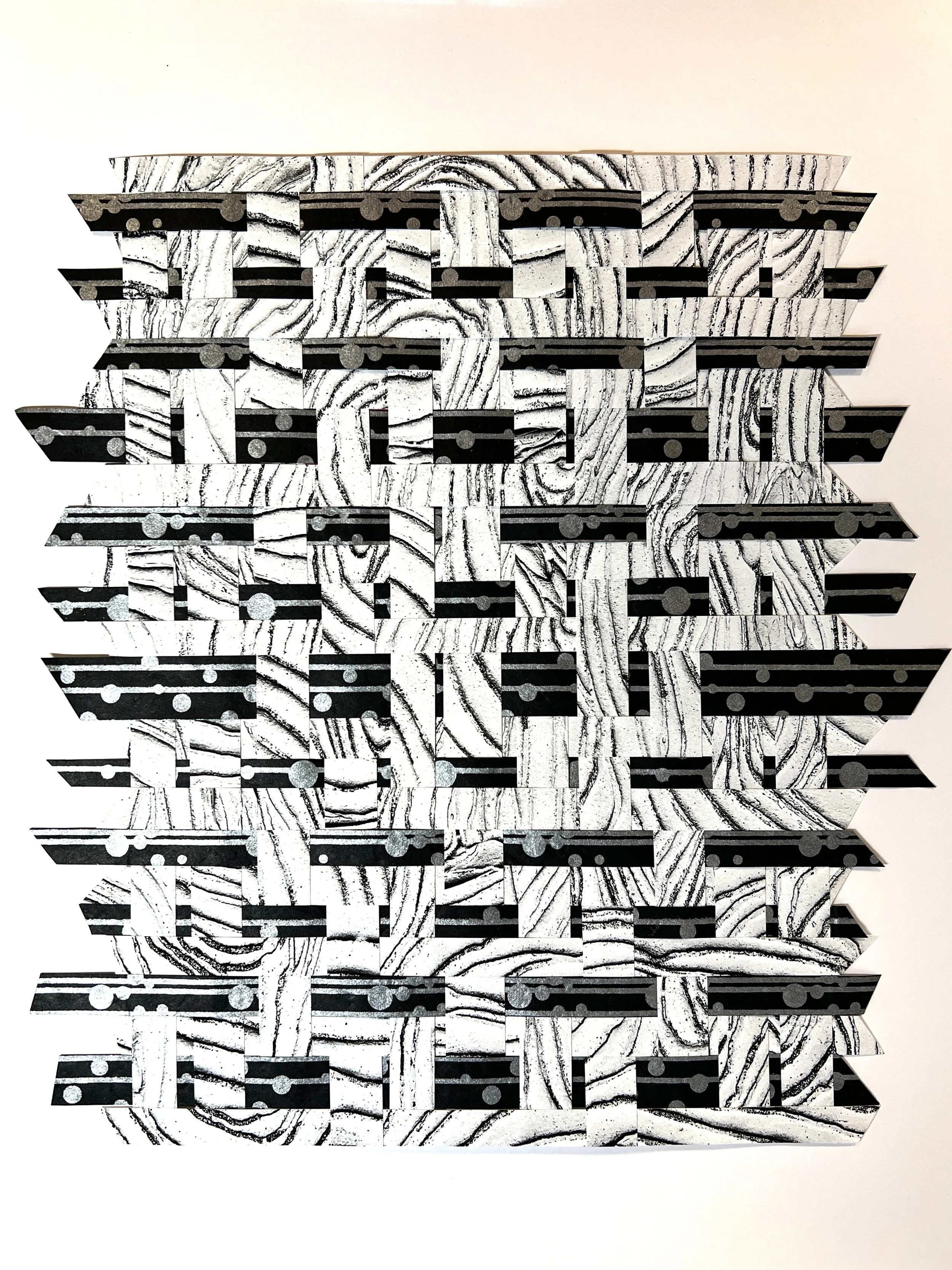 "Scrambled Morse Code" – Framed (19 x 20 in.)