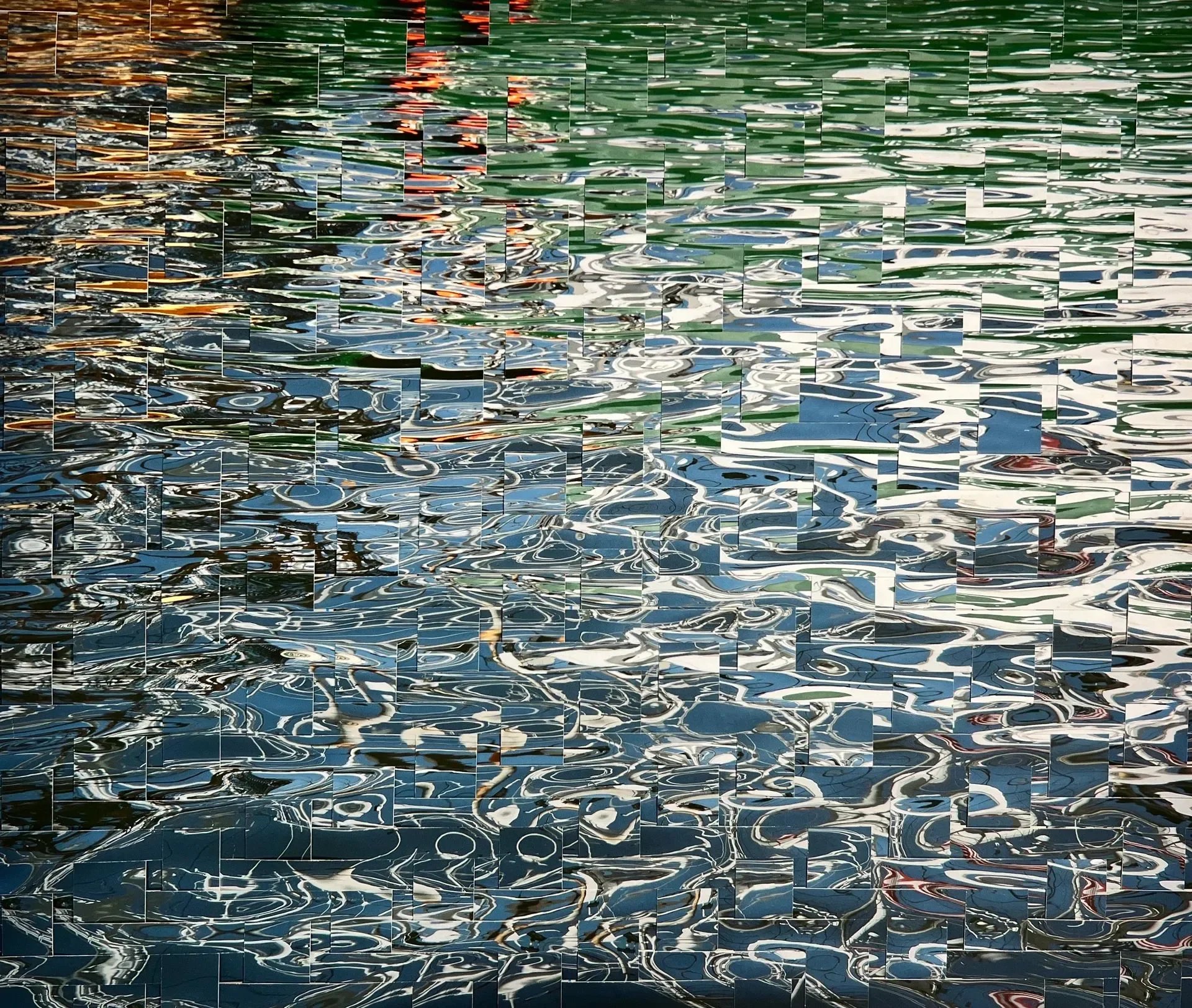 "October Reflections II" (22.75 x 27.375 in.)