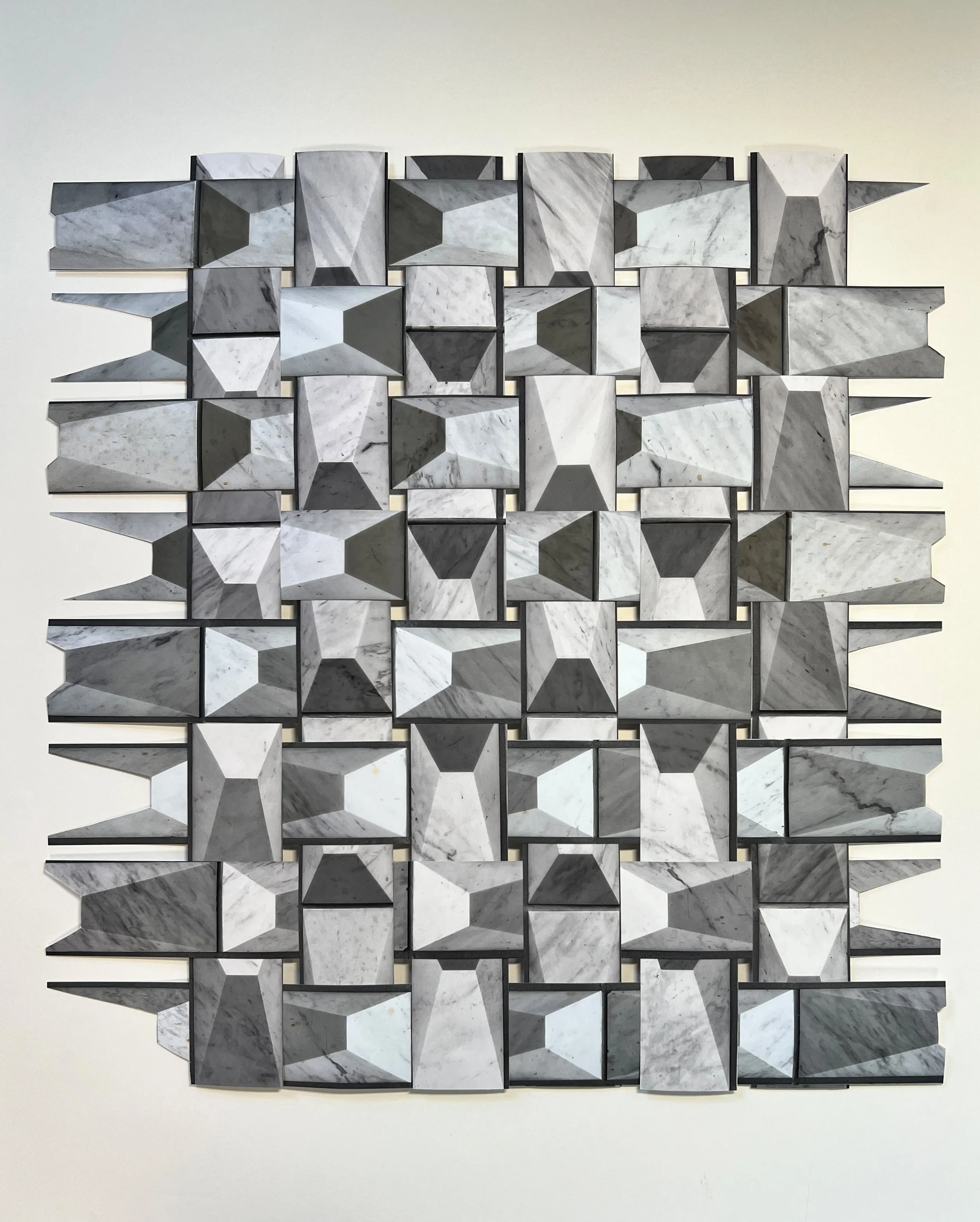 "Cornered" – Framed (21 x 21.5 in.)