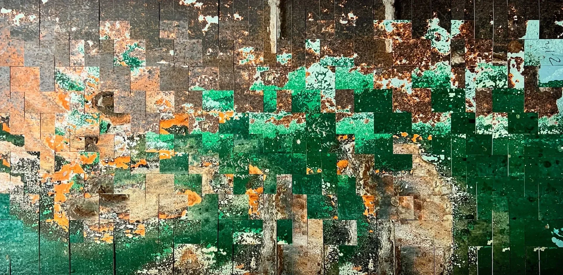 "Aerial View" (16 x 30in.)