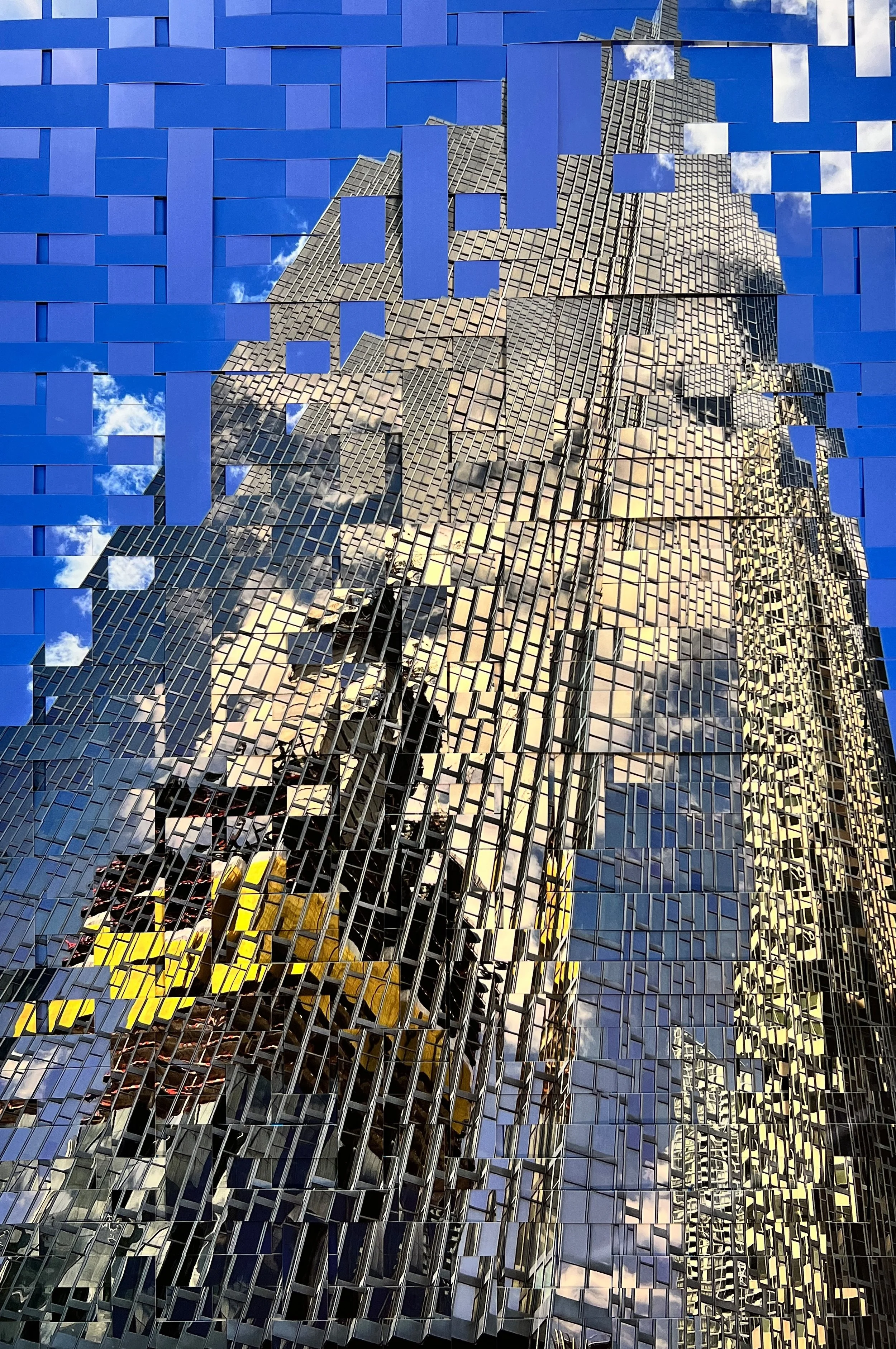 "The Photographic Fabric of Glass & Sky" – Framed (16.5 x 22.5 in.)