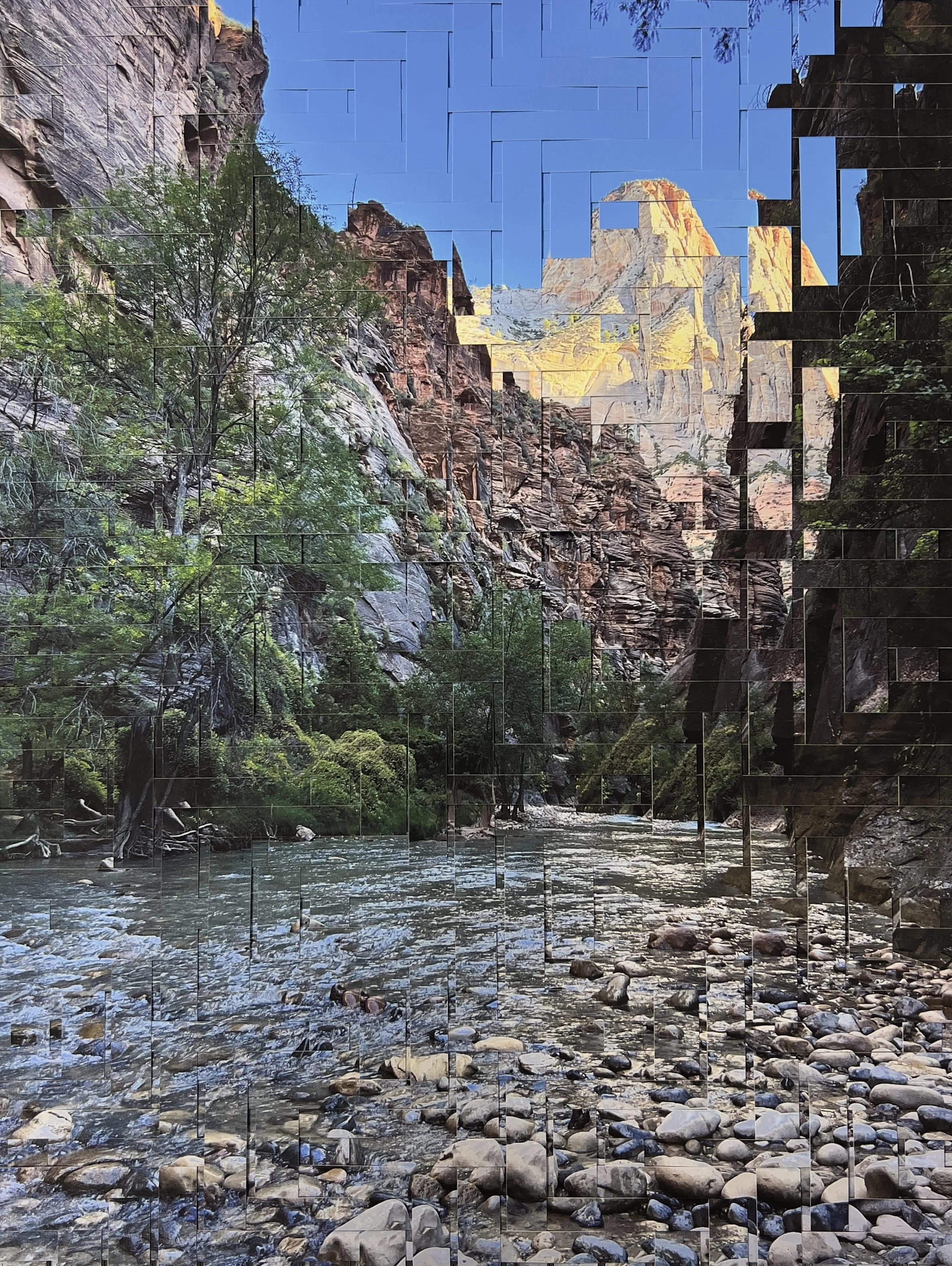 "The Narrows, Zion National Park, Utah" – Framed