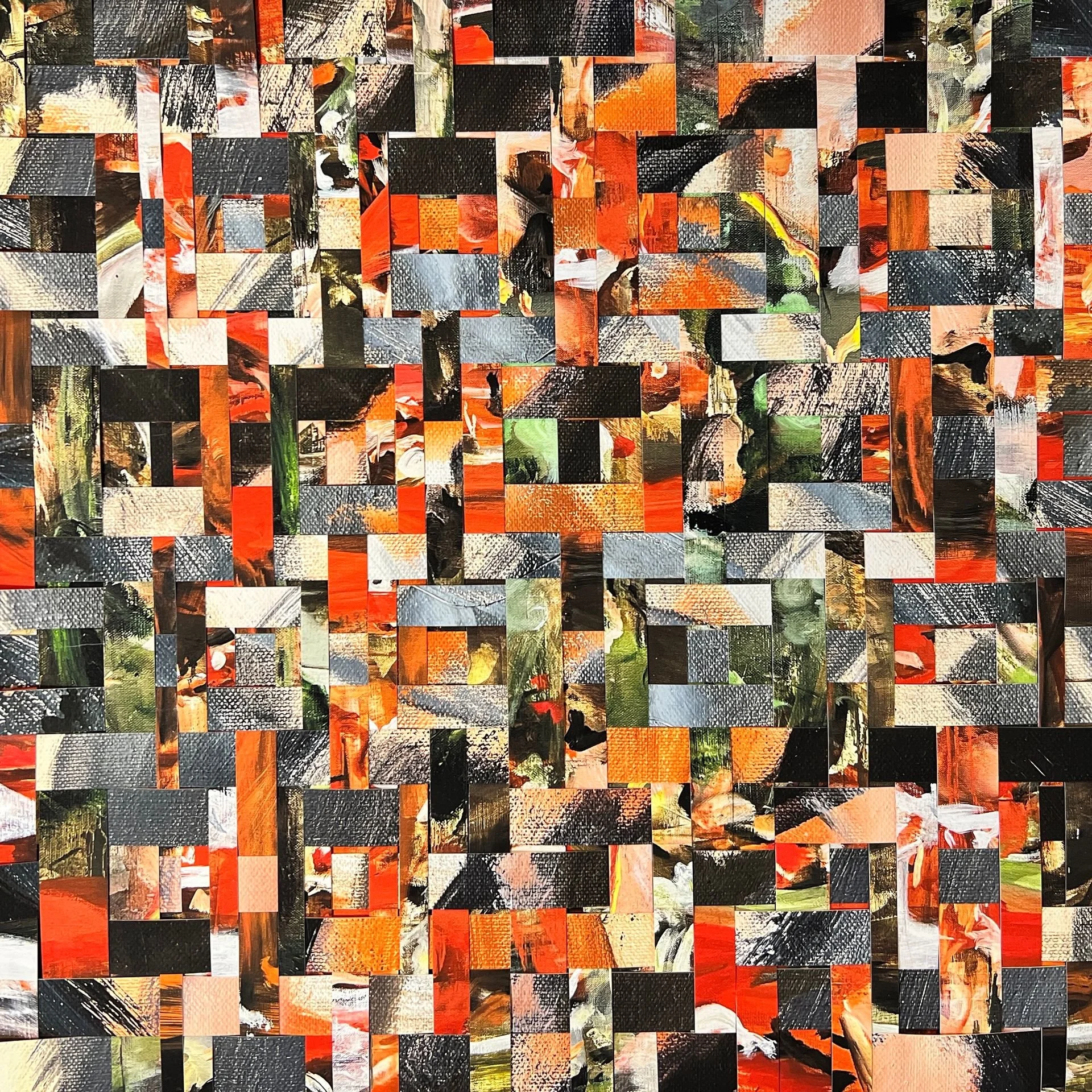 "School of Fish" – Framed (21.5 x 21.5 in.)