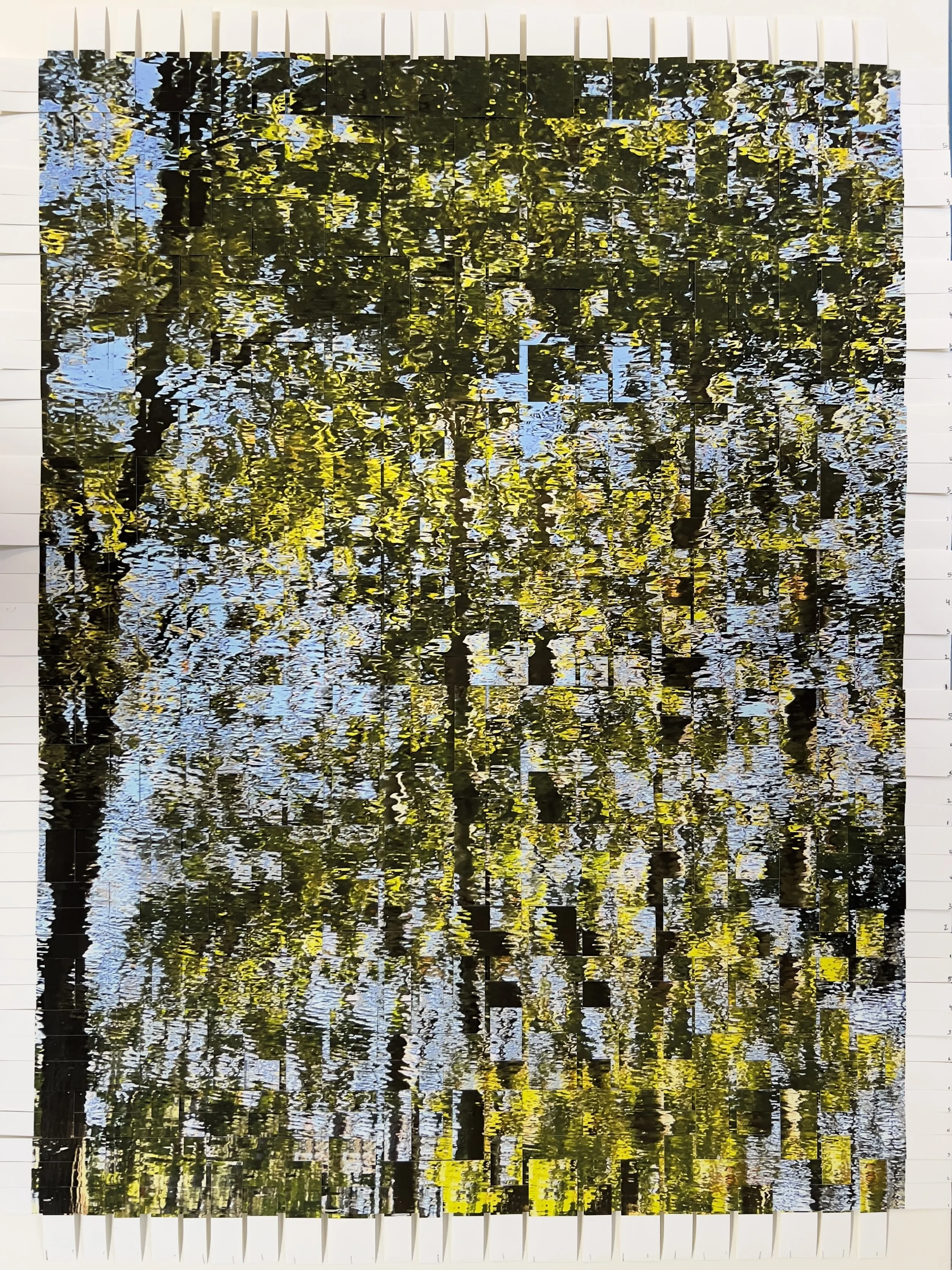 "Chartreuse Canopy" – Framed (23.5 x 17.75 in.)