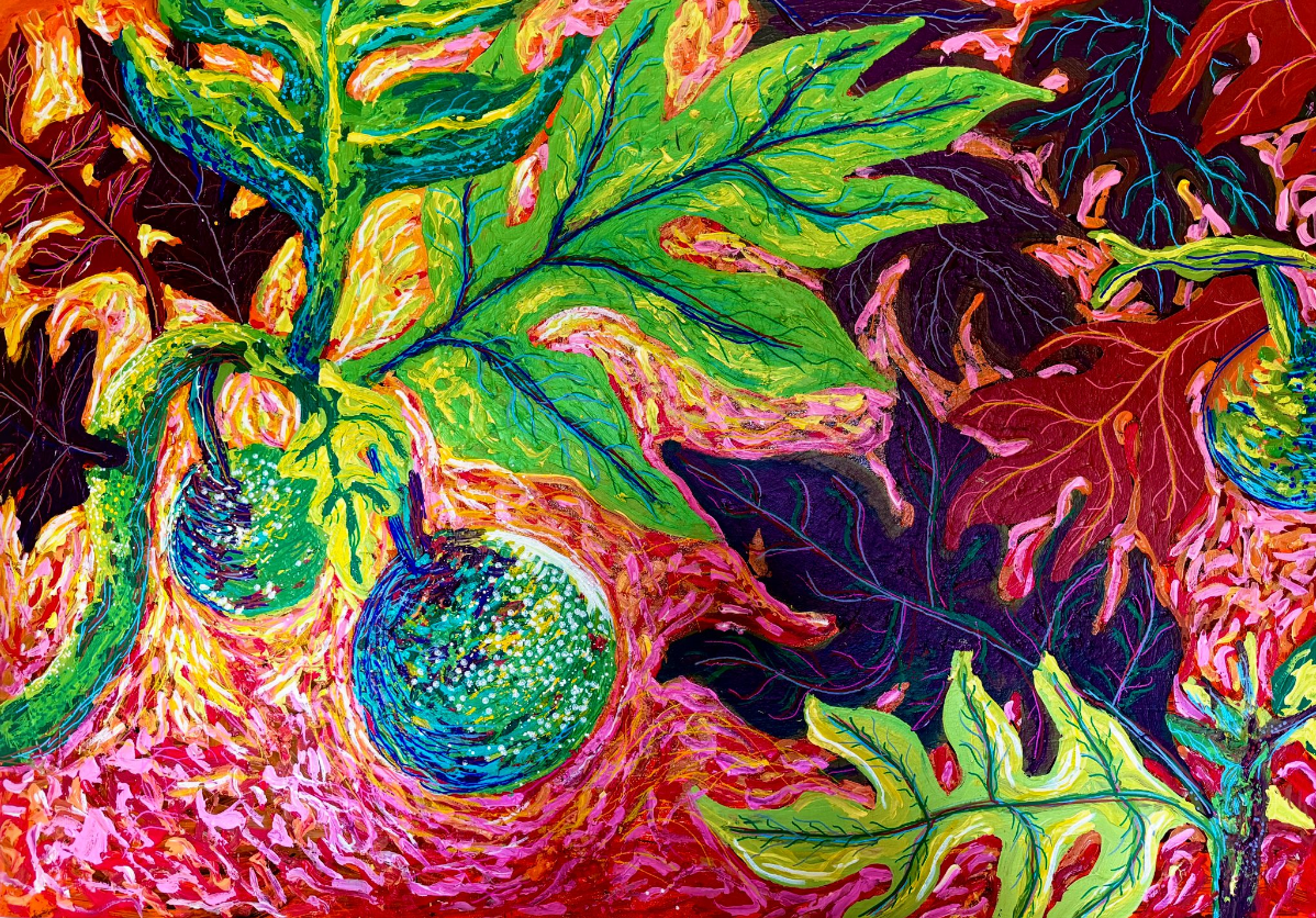 Breadfruit Collection / Acrylic on canvas
2ft x 4ft