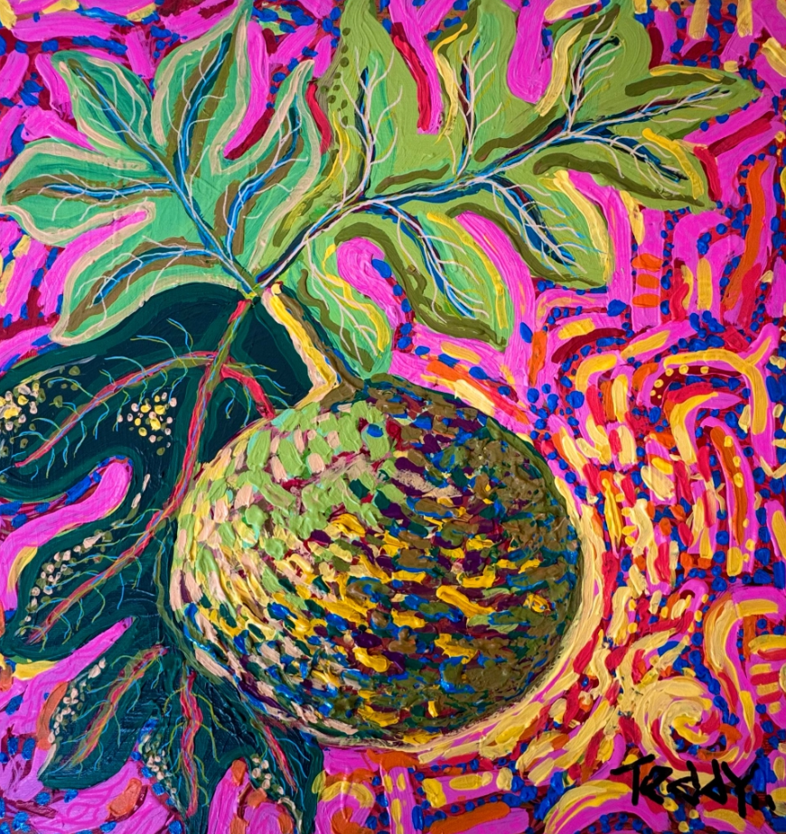 Breadfruit Collection / Acrylic on canvas
2ft x 2ft