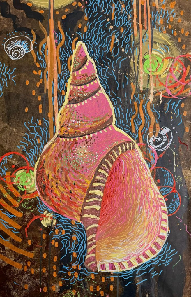 Ocean Sounds / Acrylic on canvas
20 x 30”