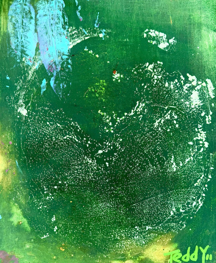 Mango Tree Cross Section / Acrylic on canvas
10 x 12”
