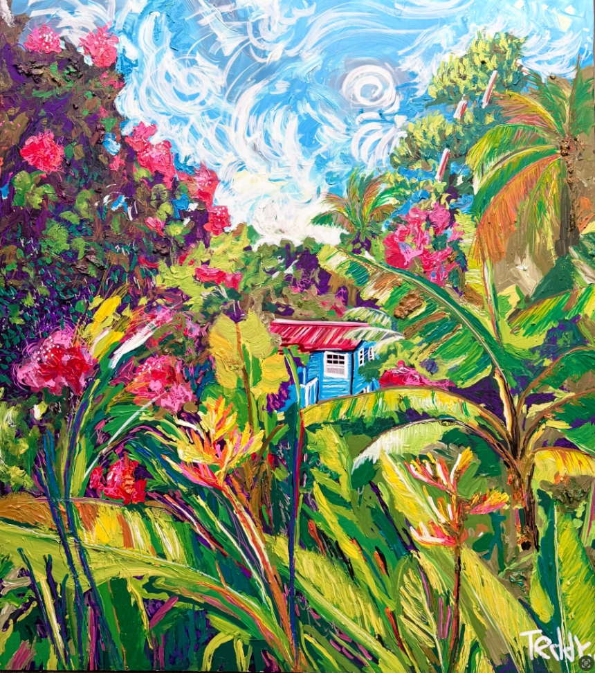 Breadfruit Collection / Acrylic on canvas
4ft x 5ft