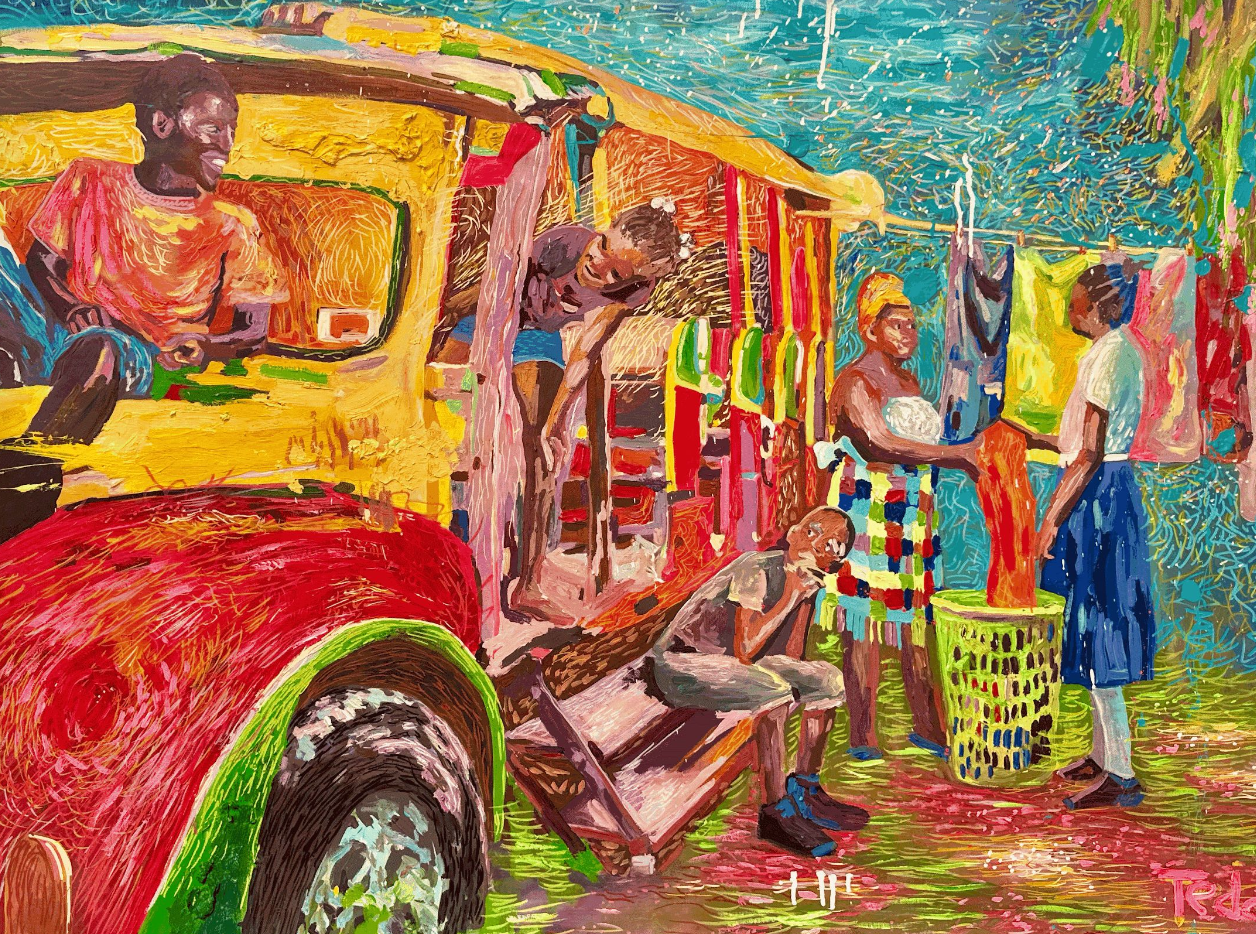 Old Wooden Bus / Acrylic on Canvas
2ft x 3.5ft