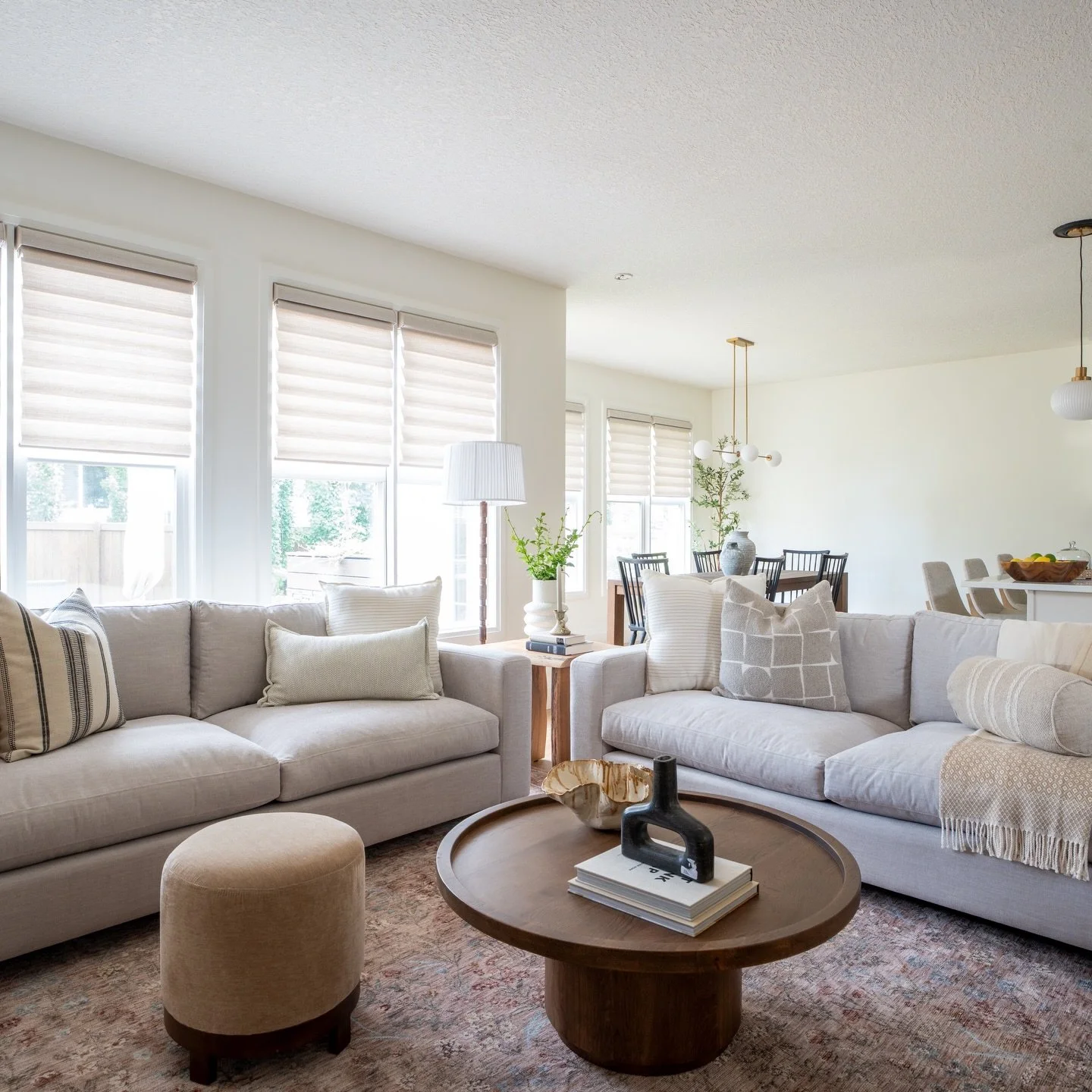 Welcome to Edmonton where getting a sunburn one day and a snowstorm the next is just April!

Reminding myself that Spring will come eventually with this light filled living room.