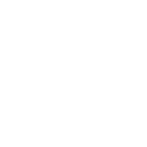 A white target symbol with four quadrants on a black background.